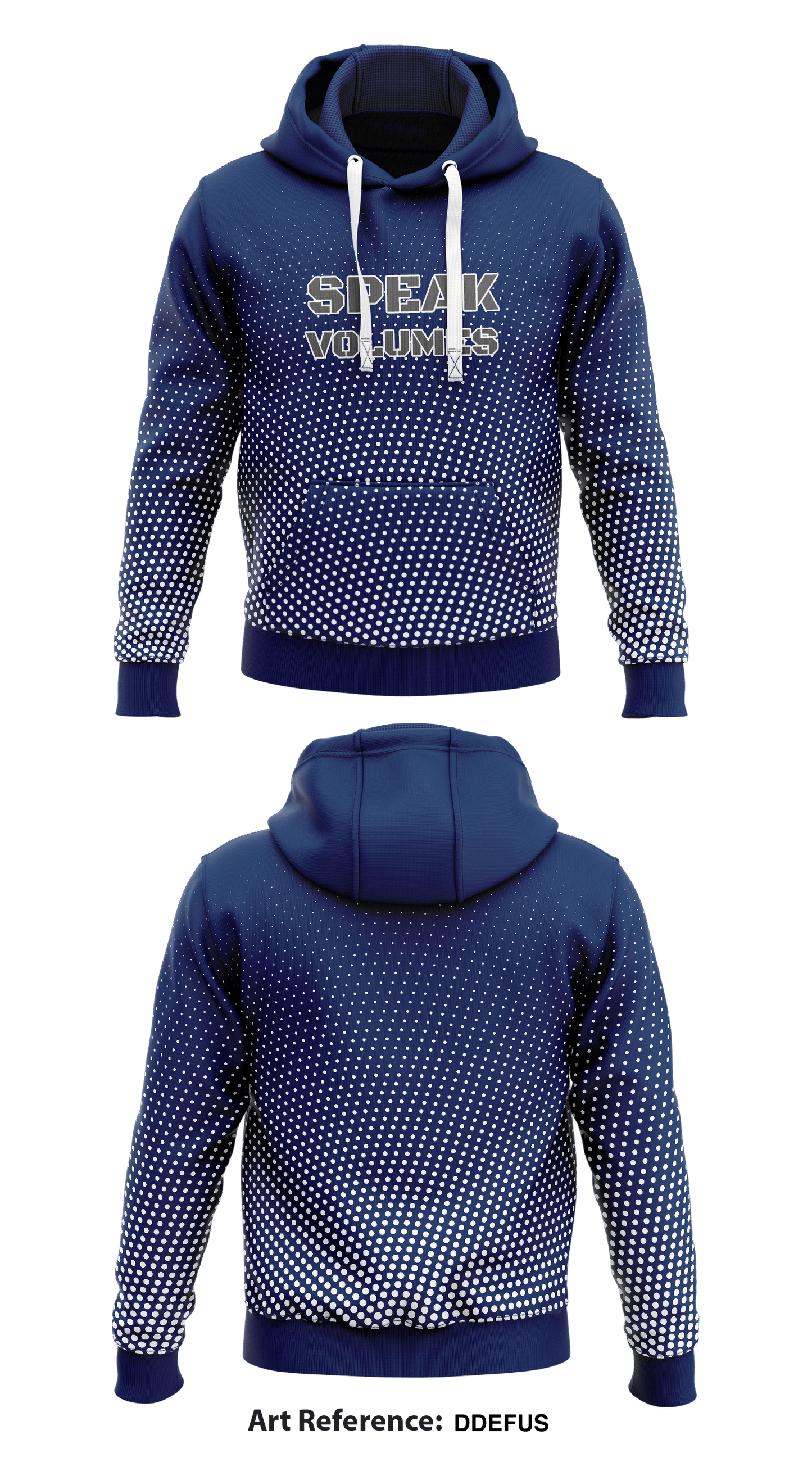Speak Volumes Core Men's Hooded Performance Sweatshirt - dDefuS