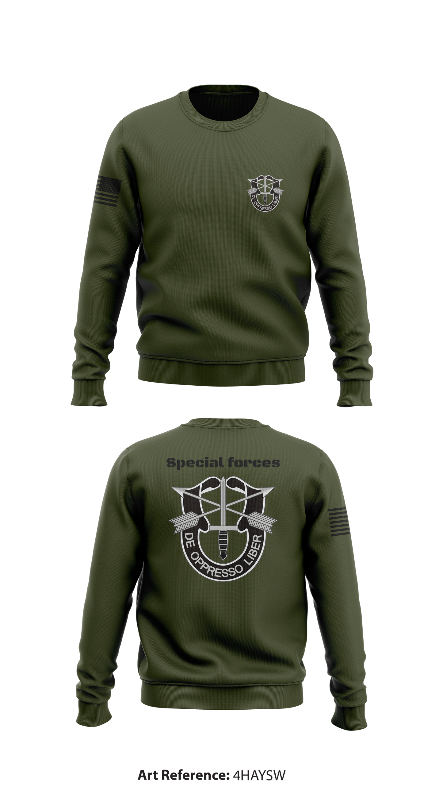Special forces Store 1 Core Men's Crewneck Performance Sweatshirt - 4HaYsw