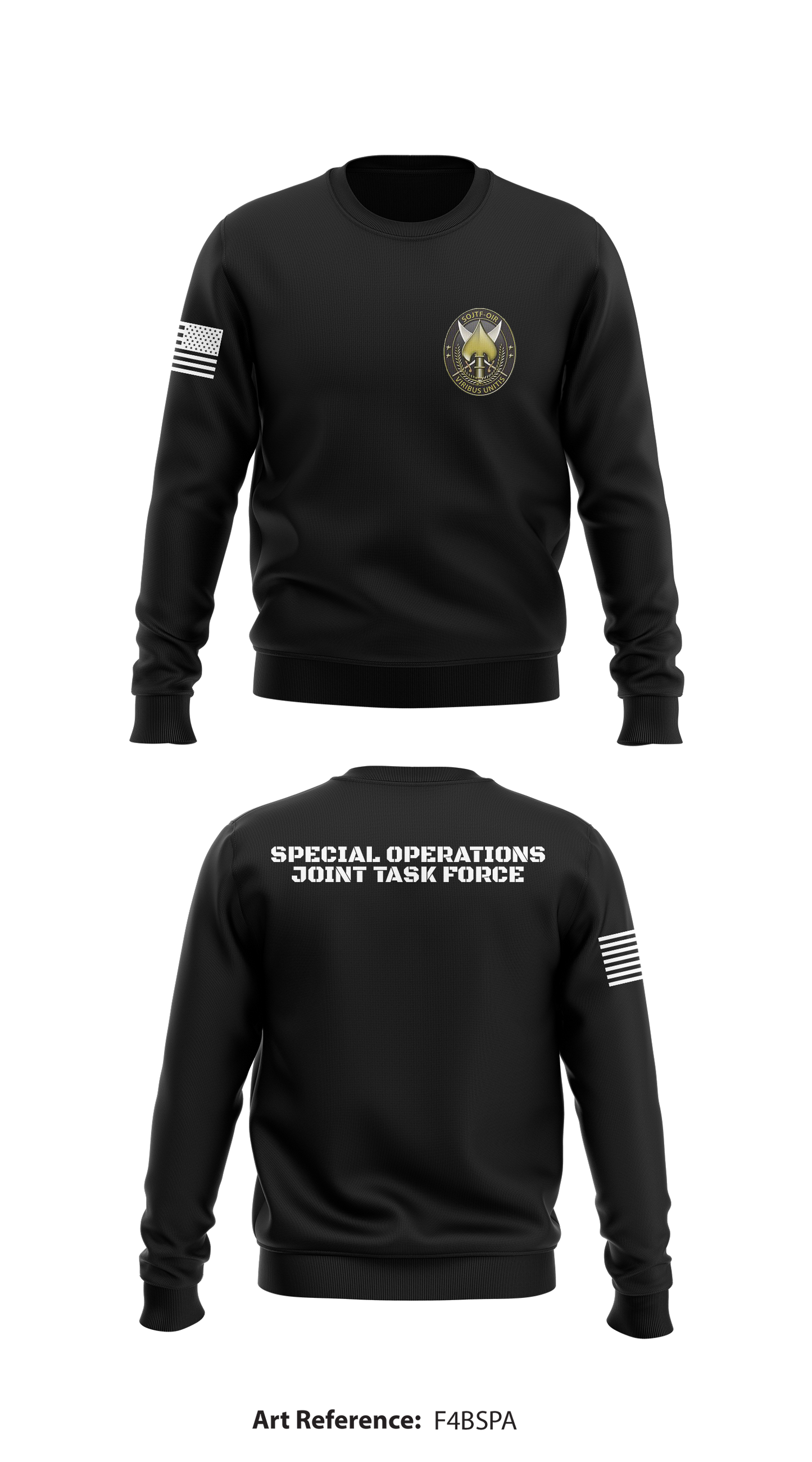 Special Operations Joint Task Force Core Men's Crewneck Performance Sweatshirt - f4BsPA