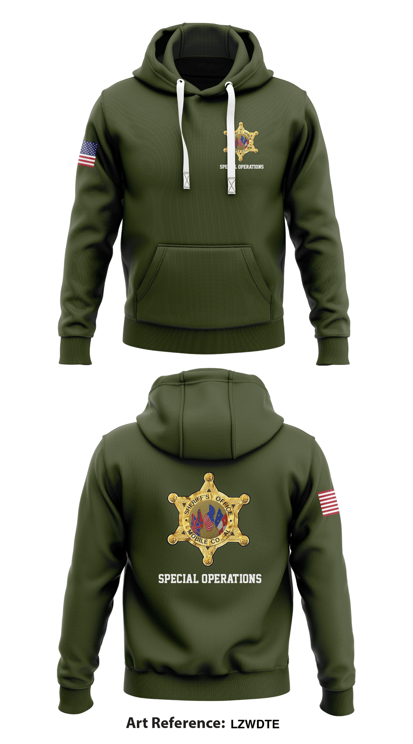 Special operations Store 1 Core Men's Hooded Performance Sweatshirt - LzwDTE