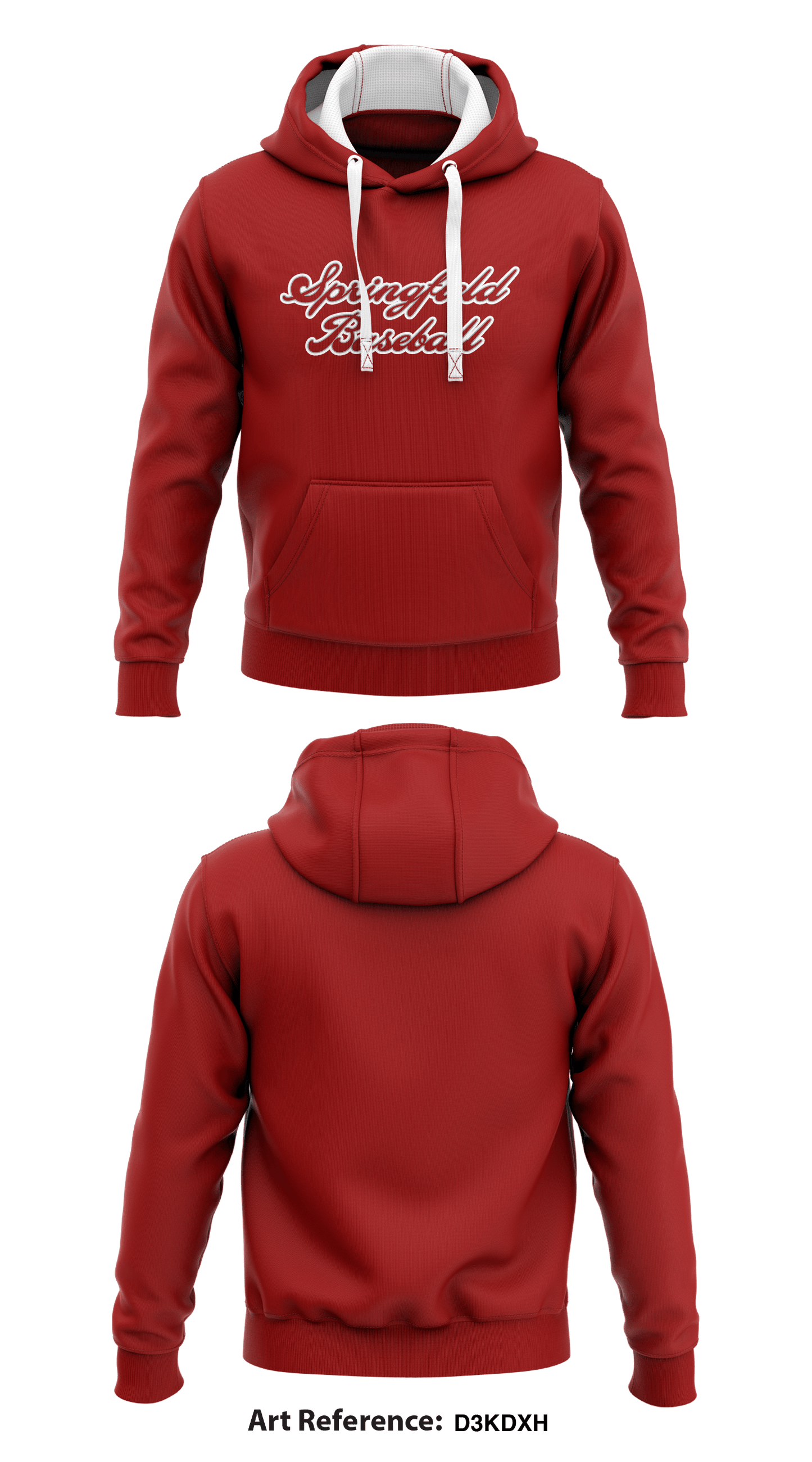 Springfield Baseball Core Men's Hooded Performance Sweatshirt - D3KDXh