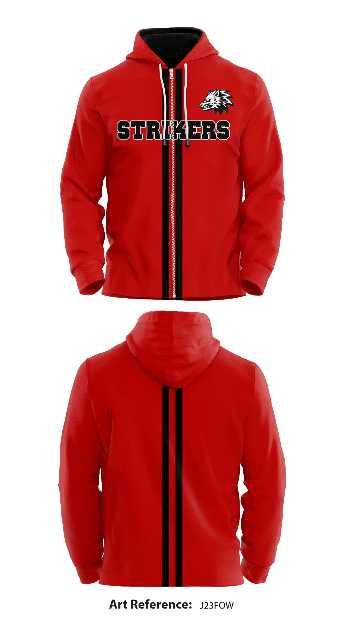 Strikers-2 Core Men's Hooded Performance Sweatshirt - j23FOW