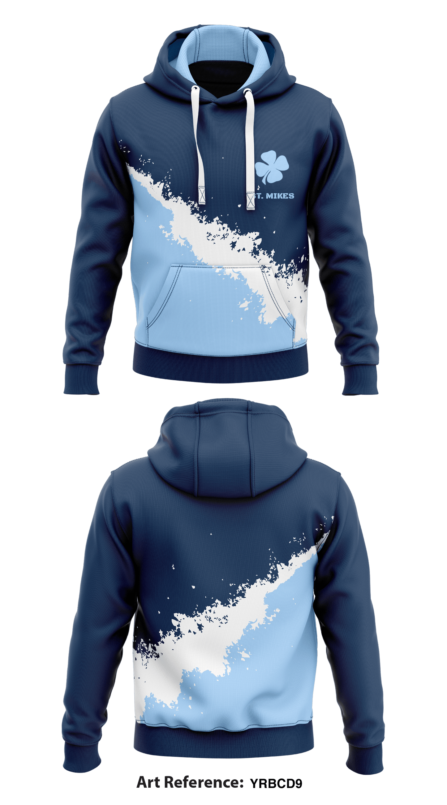 St. Mikes Core Men's Hooded Performance Sweatshirt - YrBcD9