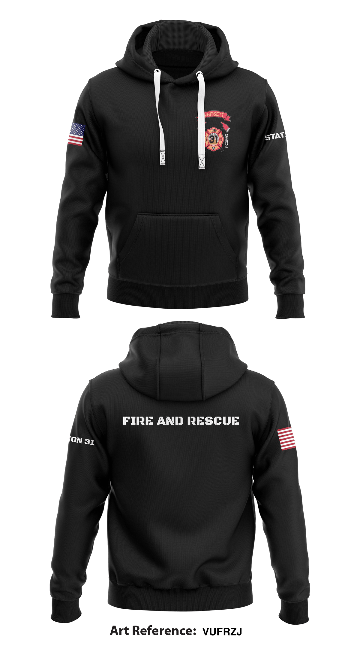 Station 31 Store 1 Core Men's Hooded Performance Sweatshirt - VufrZj