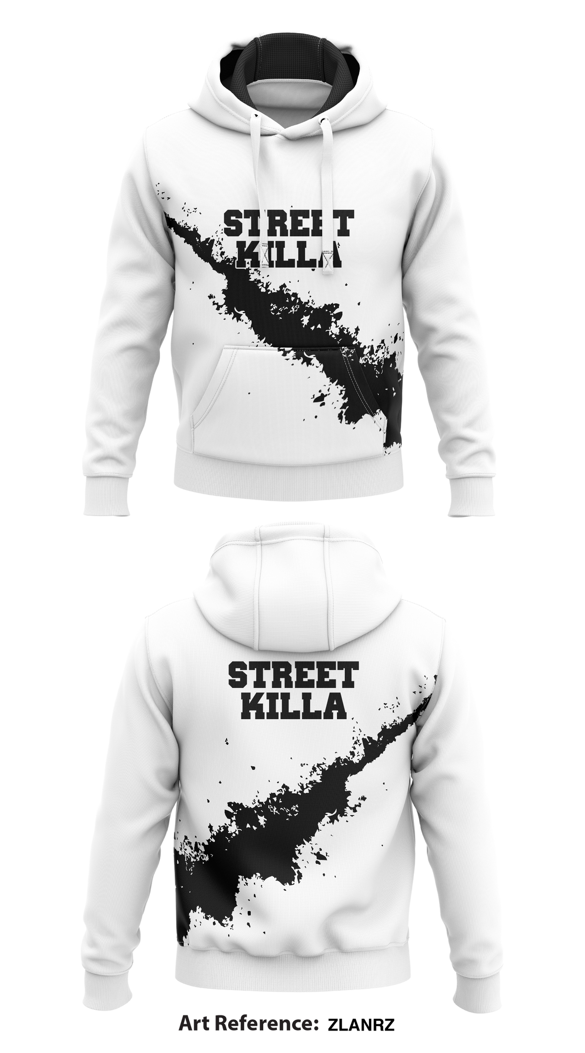 Street Killa Store 1 Core Men's Hooded Performance Sweatshirt - ZLaNrz