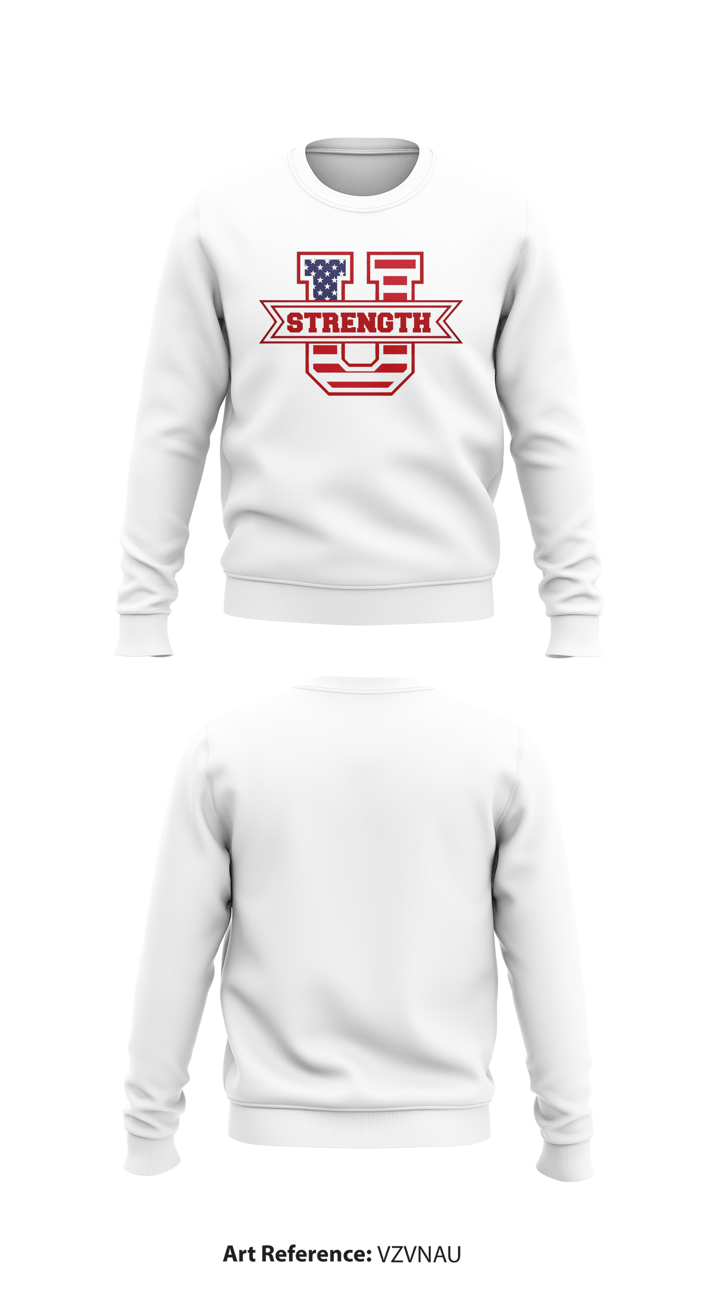 Strength U Core Men's Crewneck Performance Sweatshirt - VZvNau