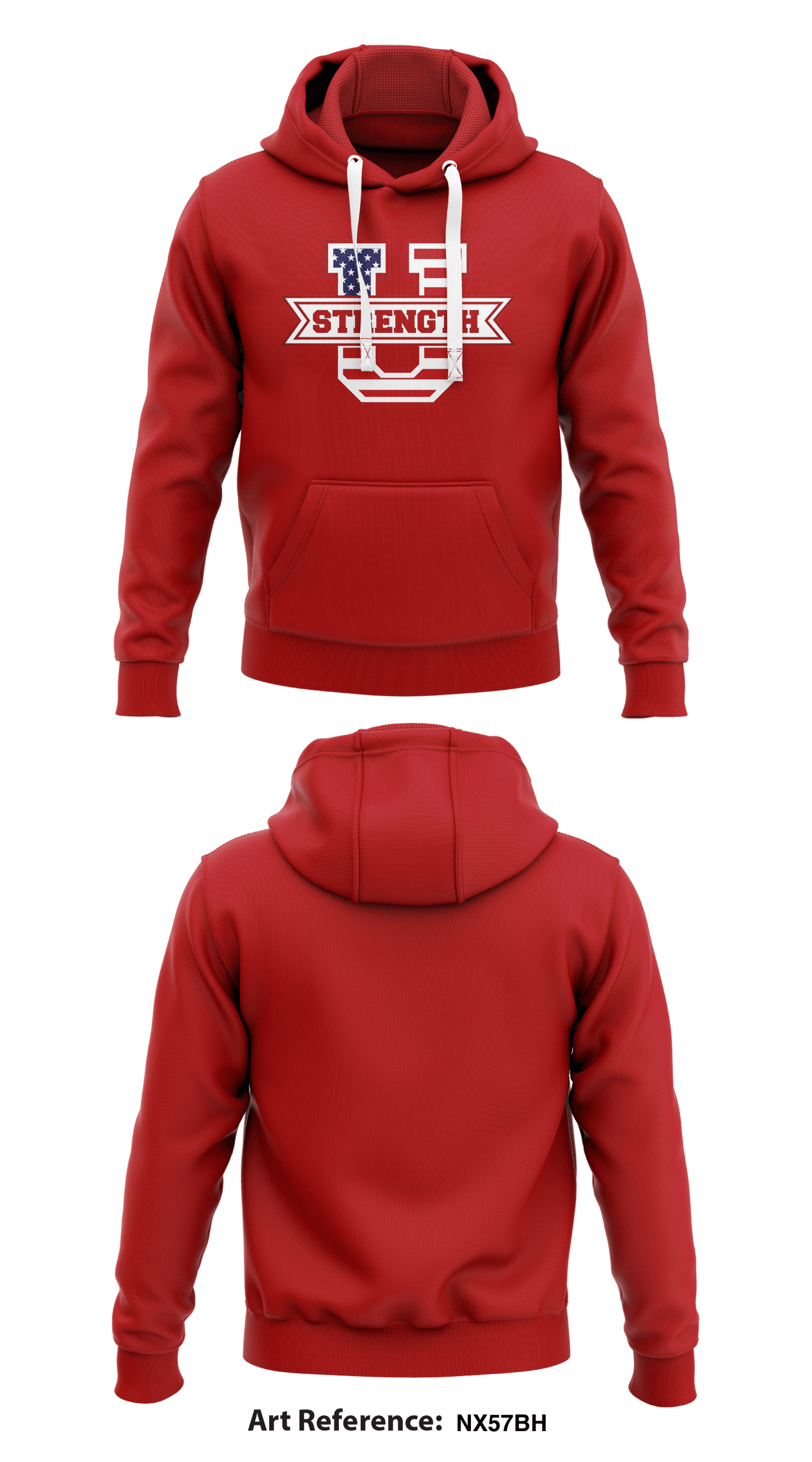 Strength U Core Men's Hooded Performance Sweatshirt - NX57BH
