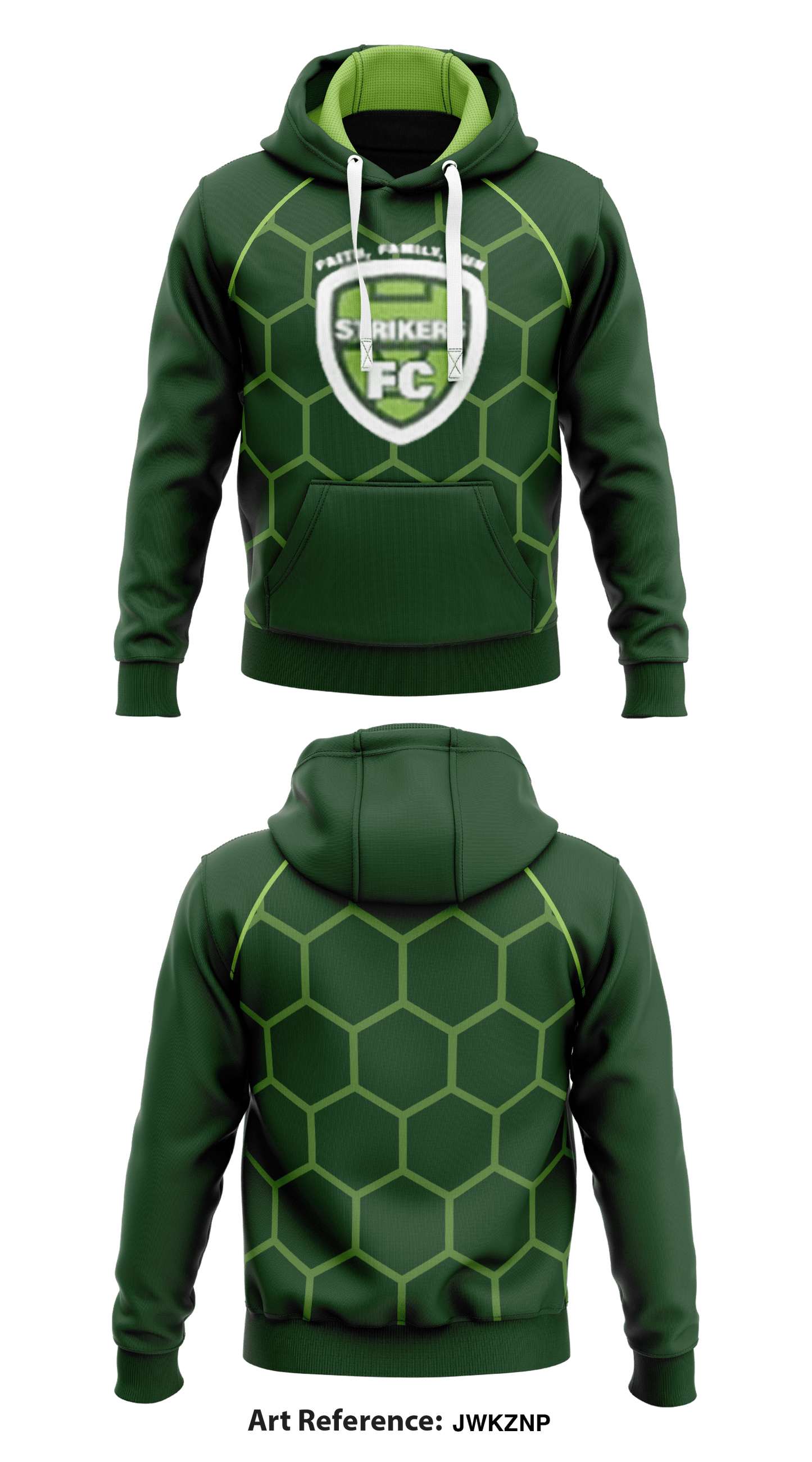 Strikers FC Core Men's Hooded Performance Sweatshirt - JWKzNp