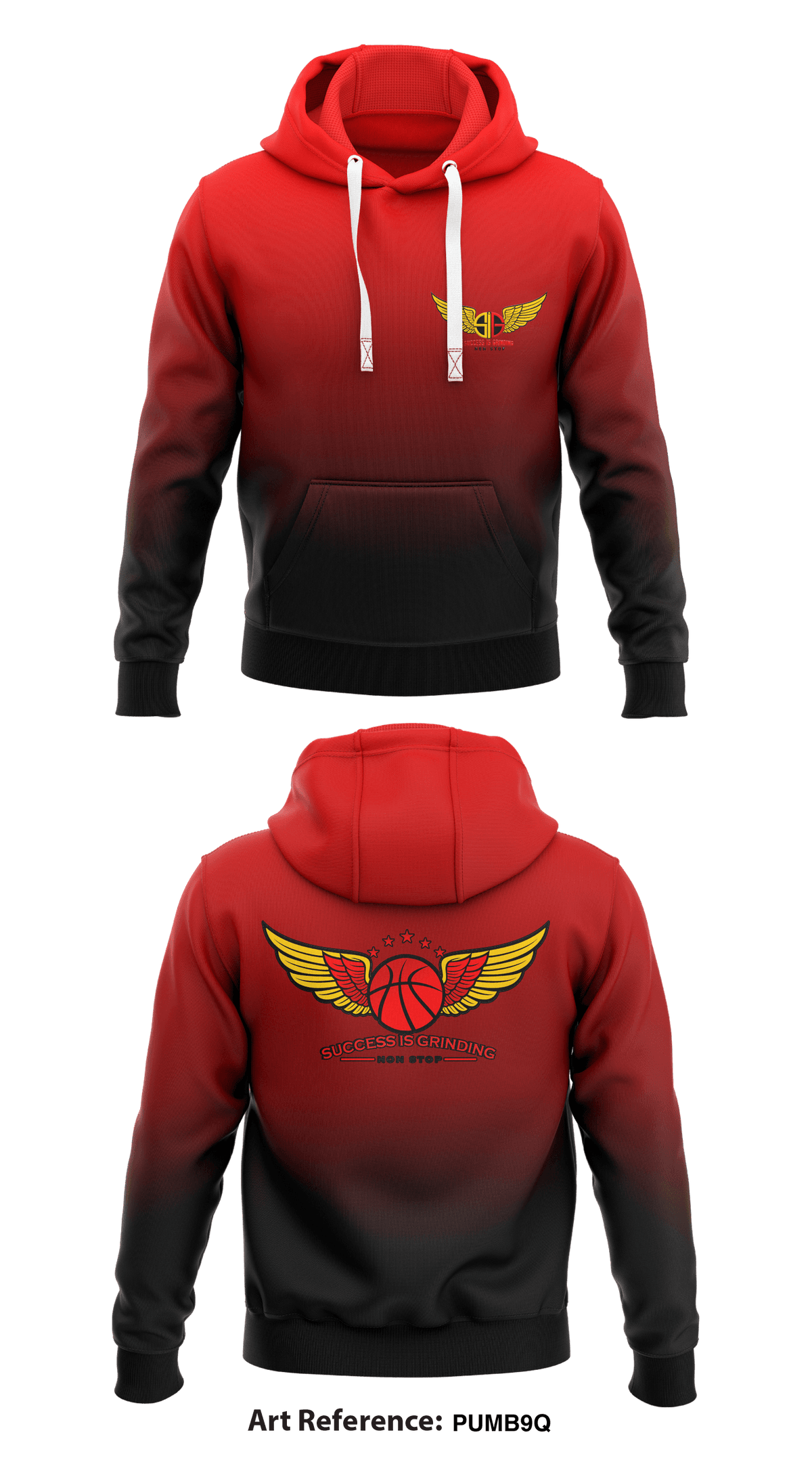 Success Is Grinding Non Stop Core Men's Hooded Performance Sweatshirt - PUMb9Q