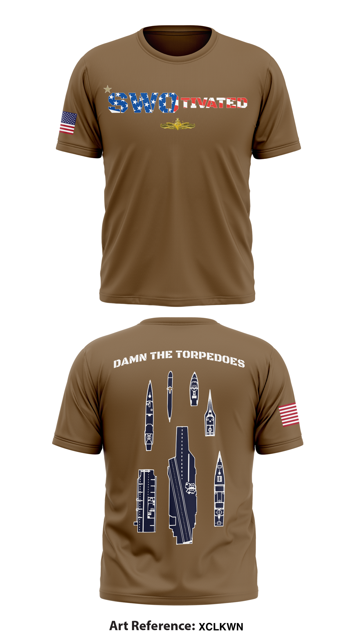 Surface Warfare Officer Store 1 Core Men's SS Performance Tee - XcLkWN