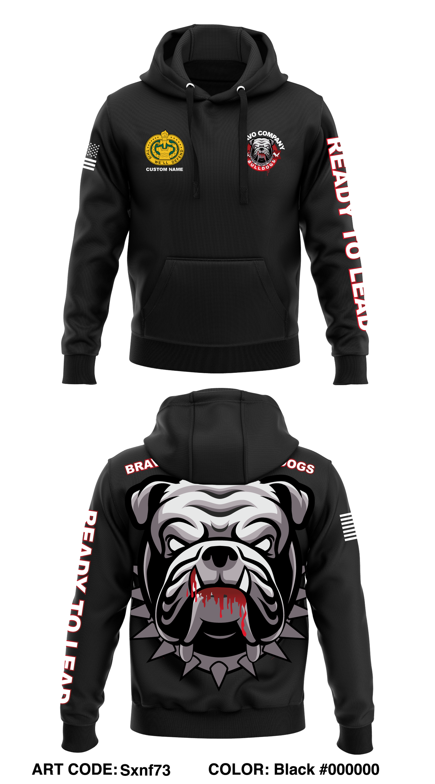 CUSTOM 266th QM Core Men's Hooded Performance Sweatshirt - Sxnf73