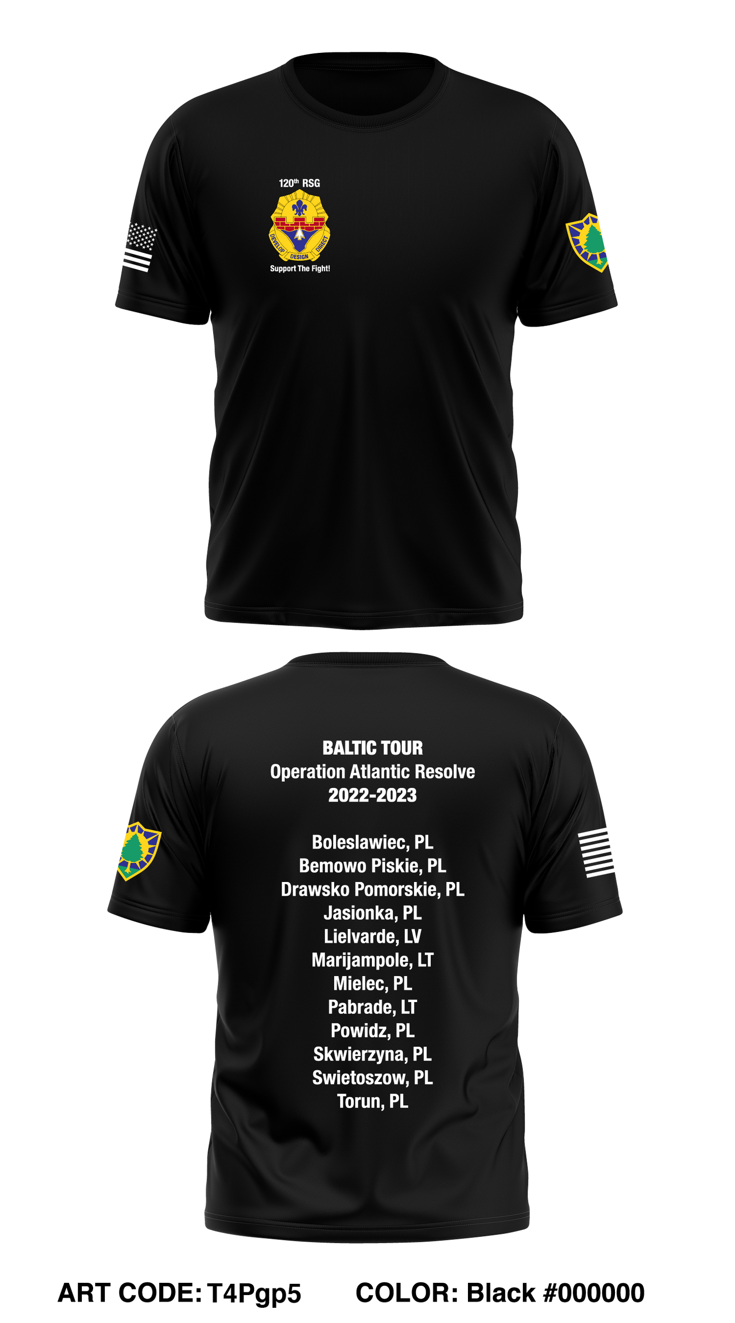 120th RSG Core Men's SS Performance Tee - T4Pgp5