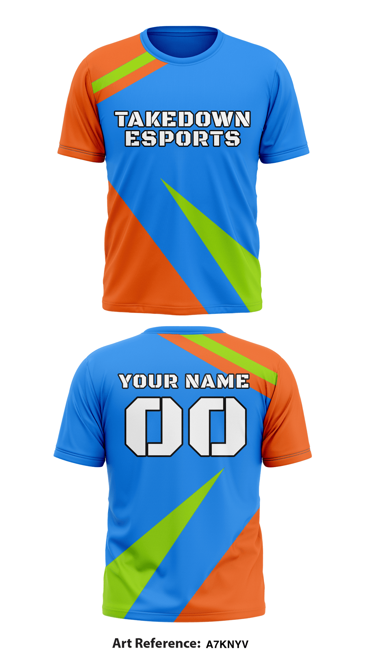 TakeDown Esports Store 1 Core Men's SS Performance Tee - A7kNYV