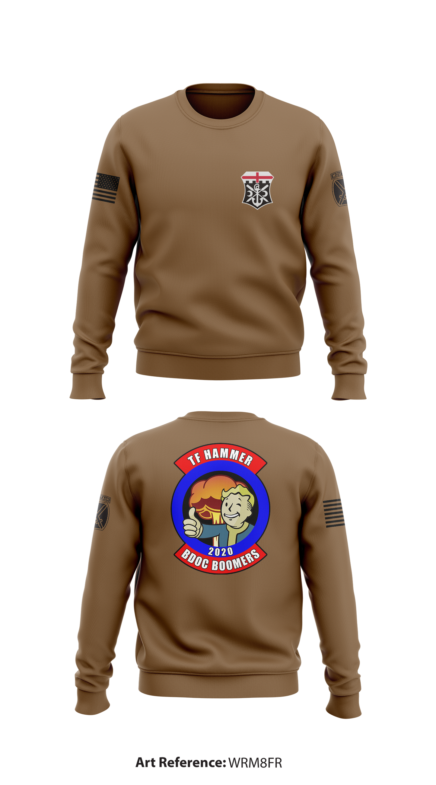 TF HAMMER Store 1 Core Men's Crewneck Performance Sweatshirt - wRM8Fr