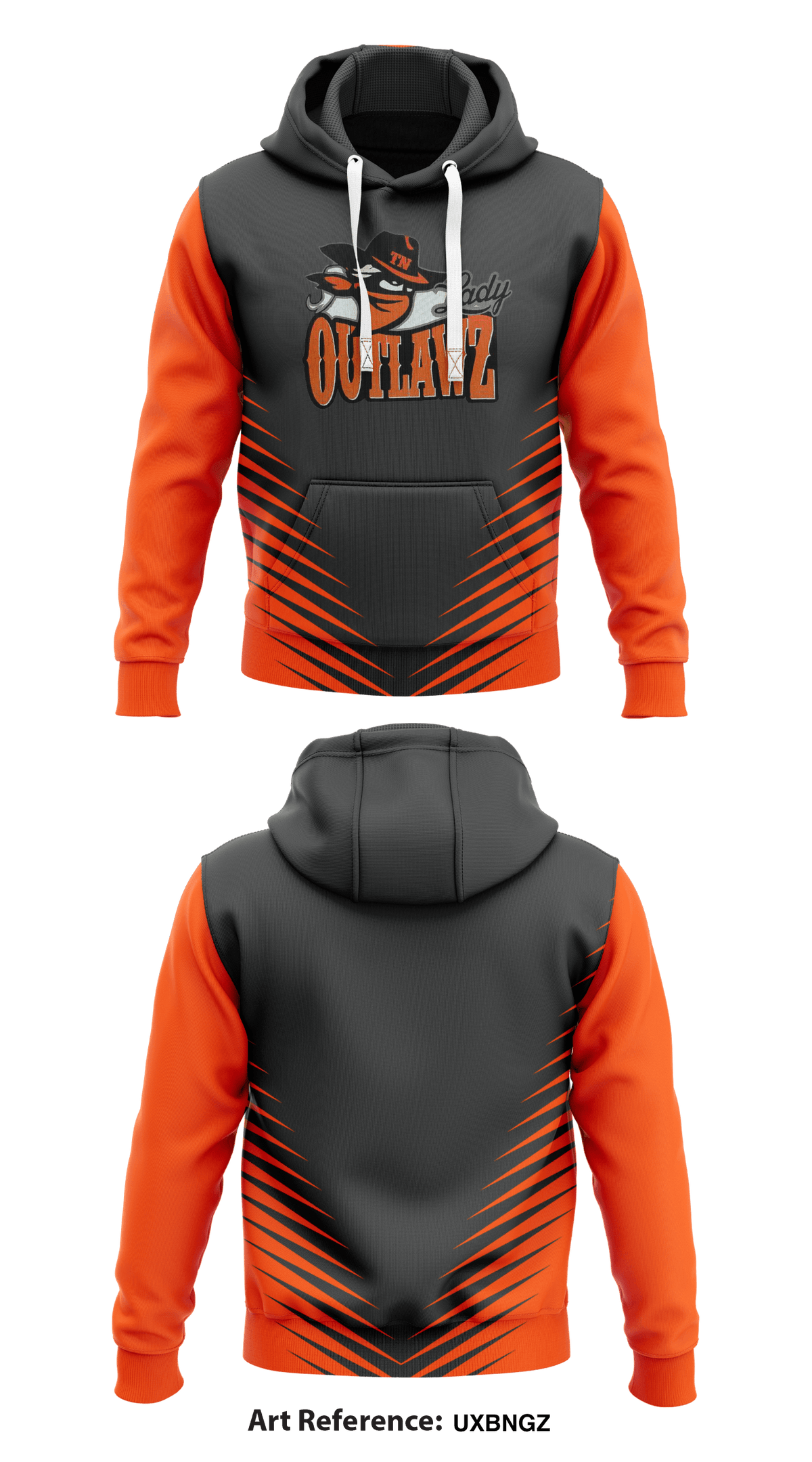 TN Lady OUTLAWZ Core Men's Hooded Performance Sweatshirt - UxbnGZ