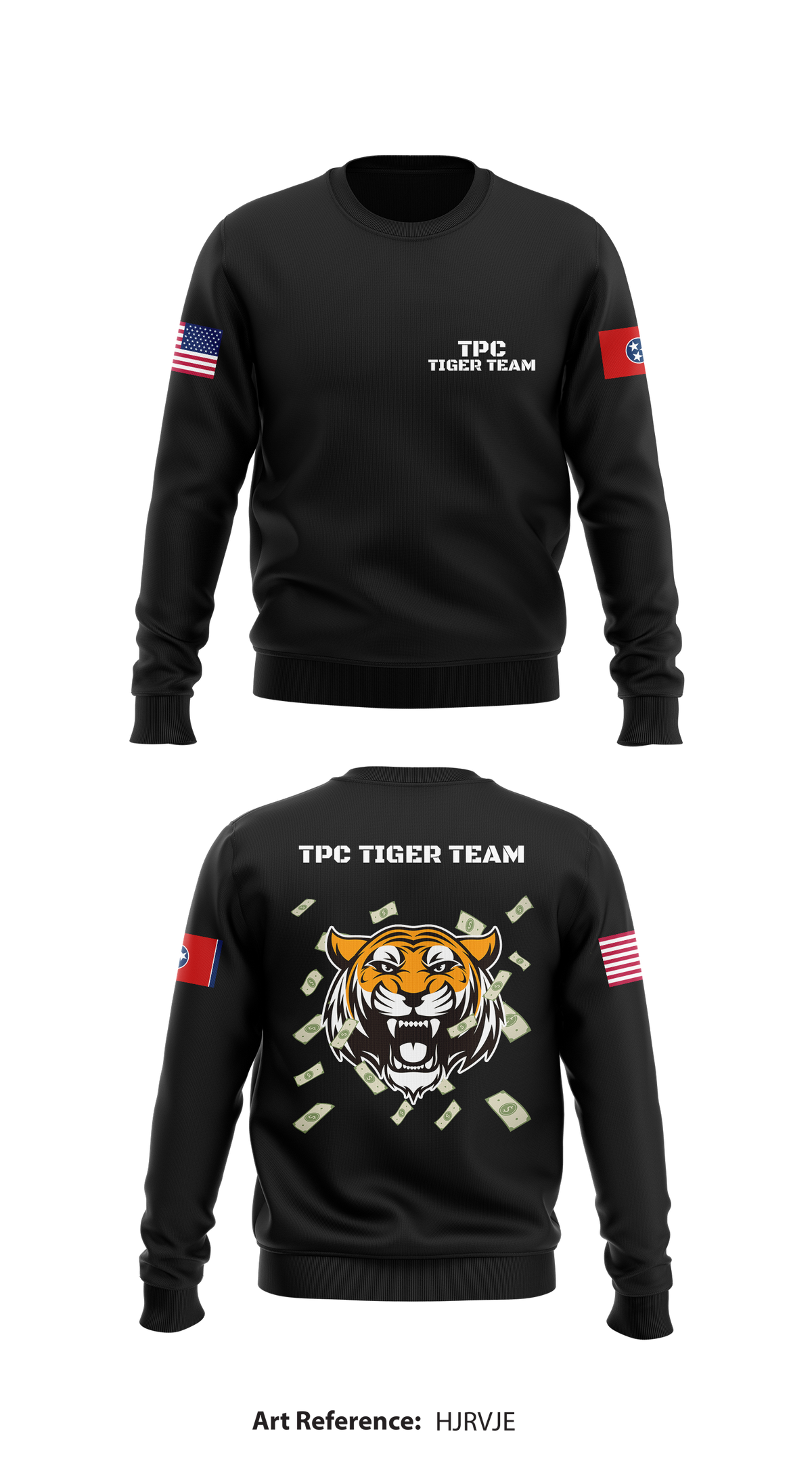 TPC Tiger Team Store 1 Core Men's Crewneck Performance Sweatshirt - hJrvJe