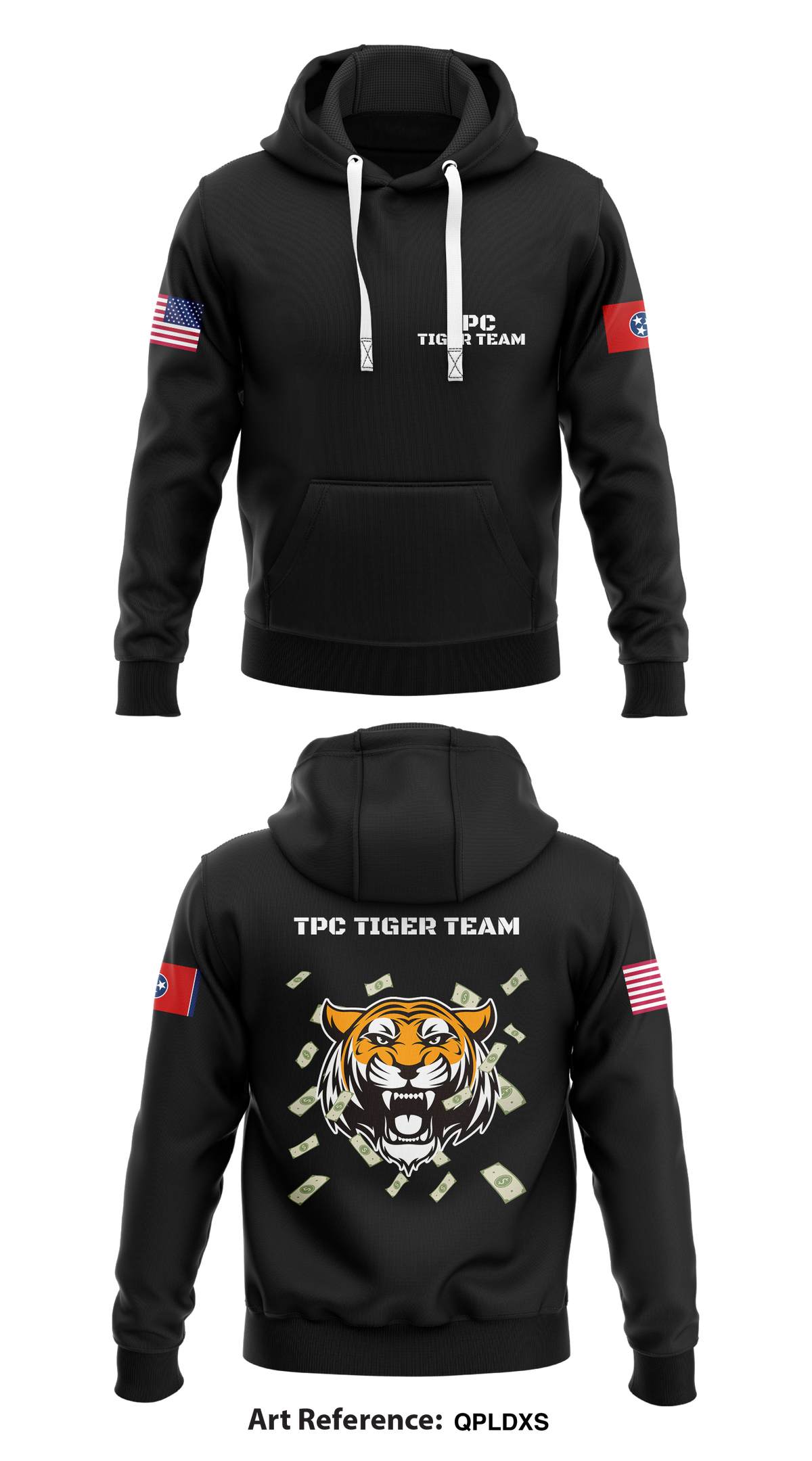 TPC Tiger Team Store 1 Core Men's Hooded Performance Sweatshirt - QPLdxS