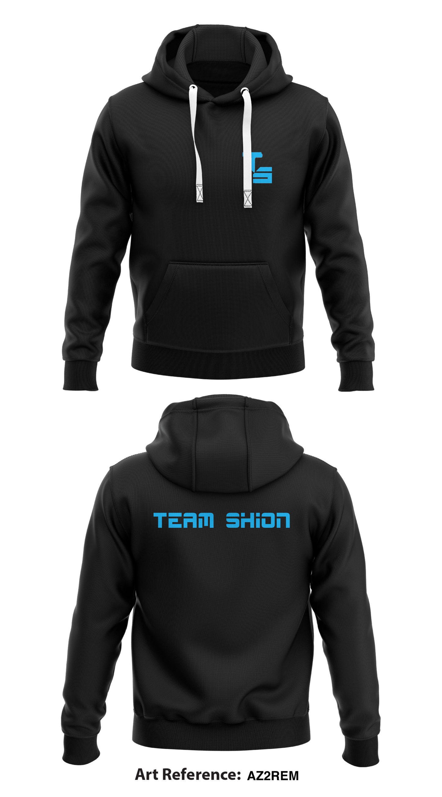 Team Shion Store 1 Core Men's Hooded Performance Sweatshirt - aZ2REM