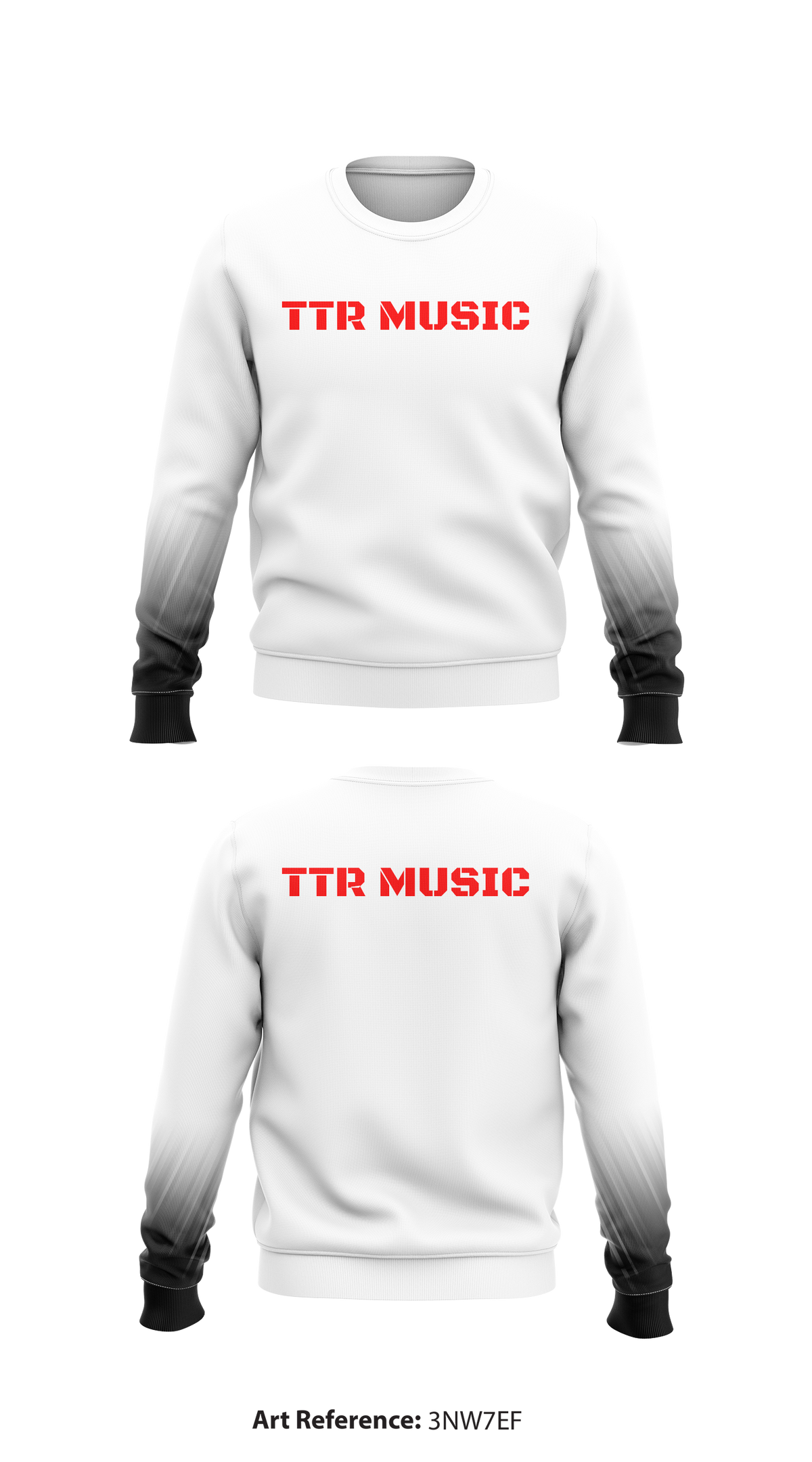 TTR Music Store 1 Core Men's Crewneck Performance Sweatshirt - 3NW7EF