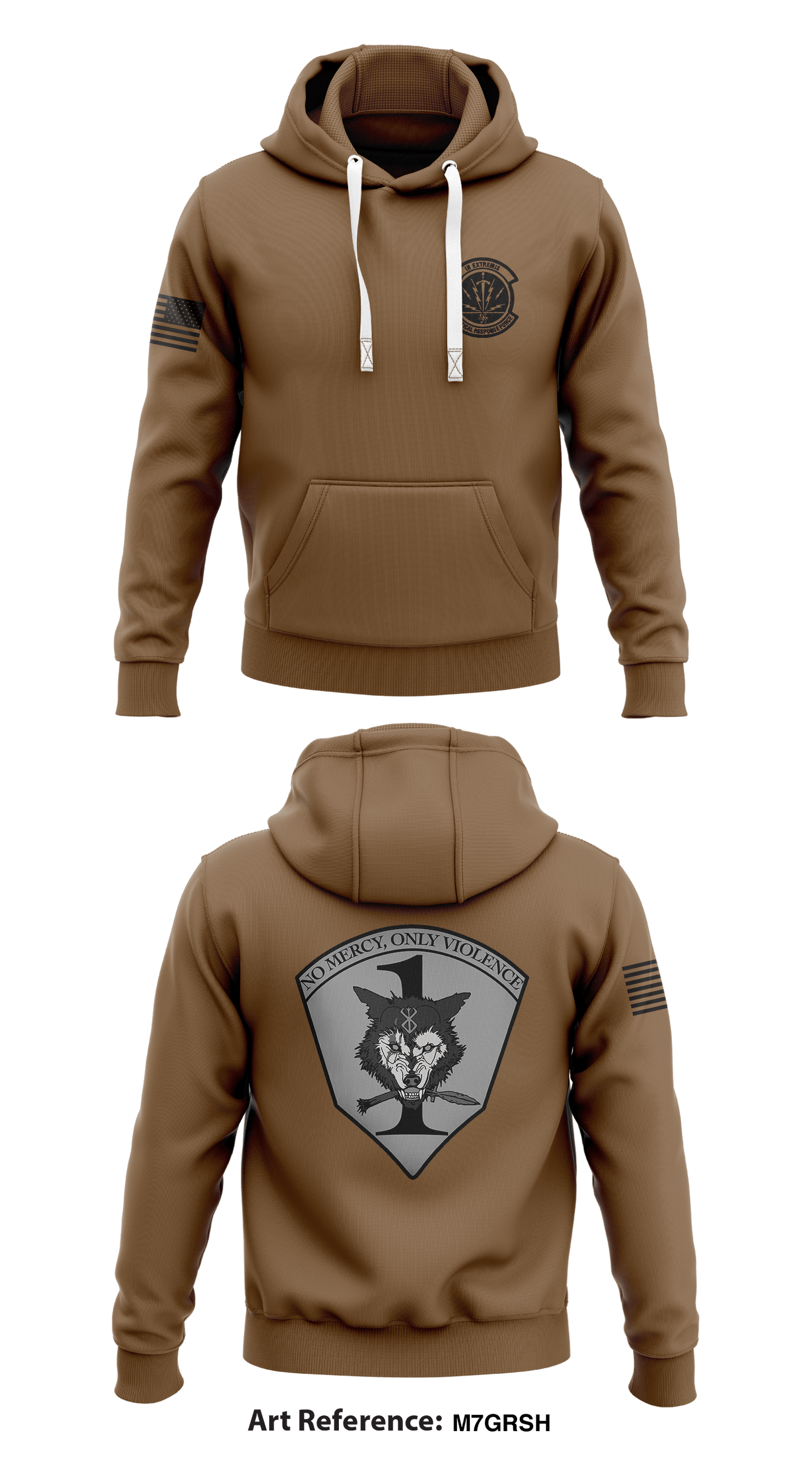 Tactical response force Store 1 Core Men's Hooded Performance Sweatshirt - M7gRsH