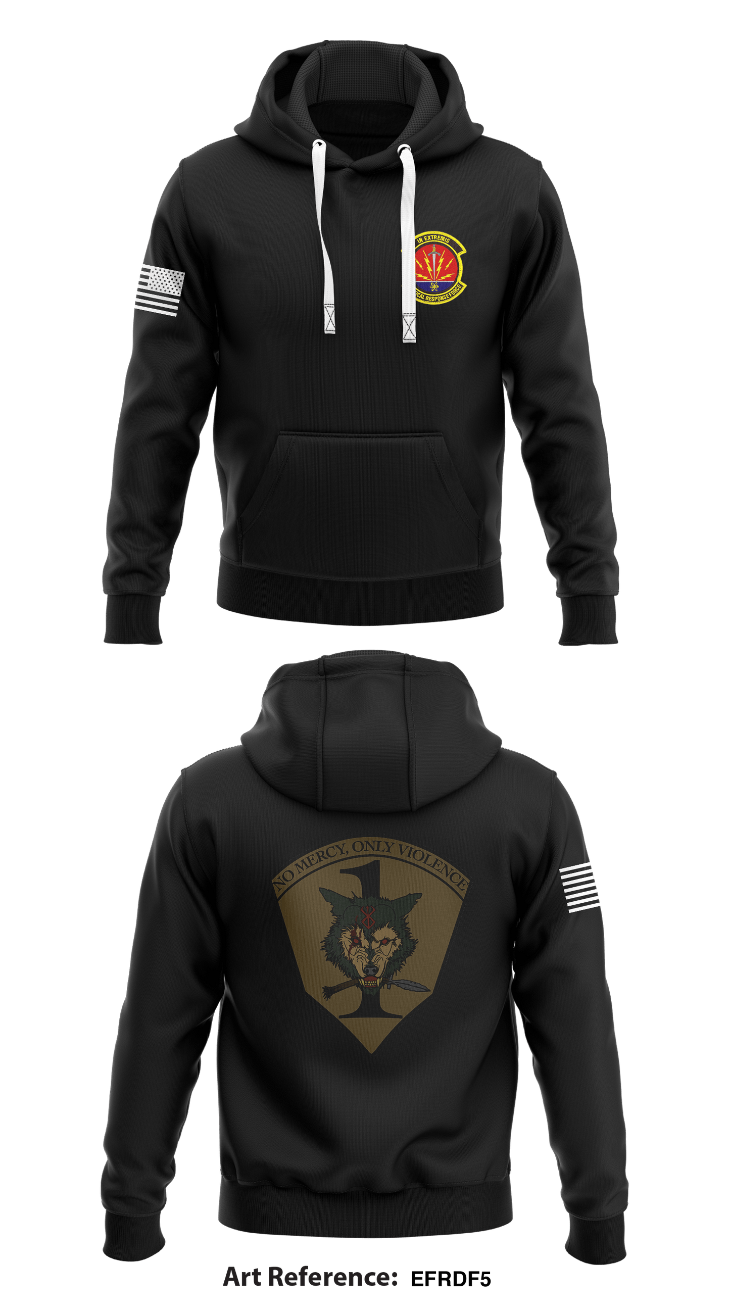 Tactical response force Store 1 Core Men's Hooded Performance Sweatshirt - efrdF5