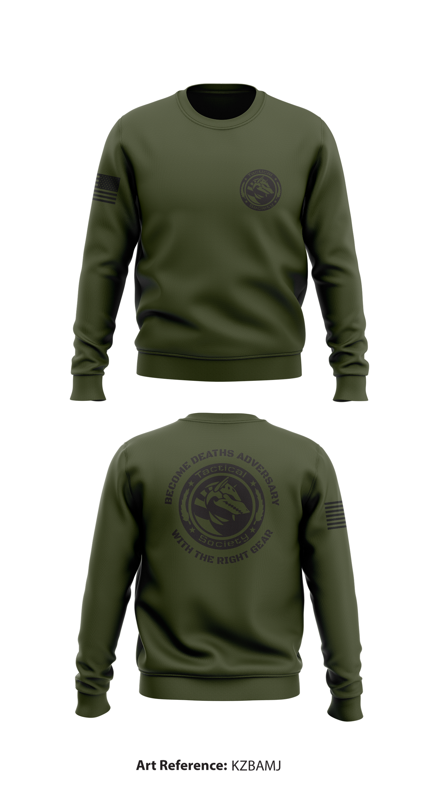 Tactical Society Core Men's Crewneck Performance Sweatshirt - kzbAmJ