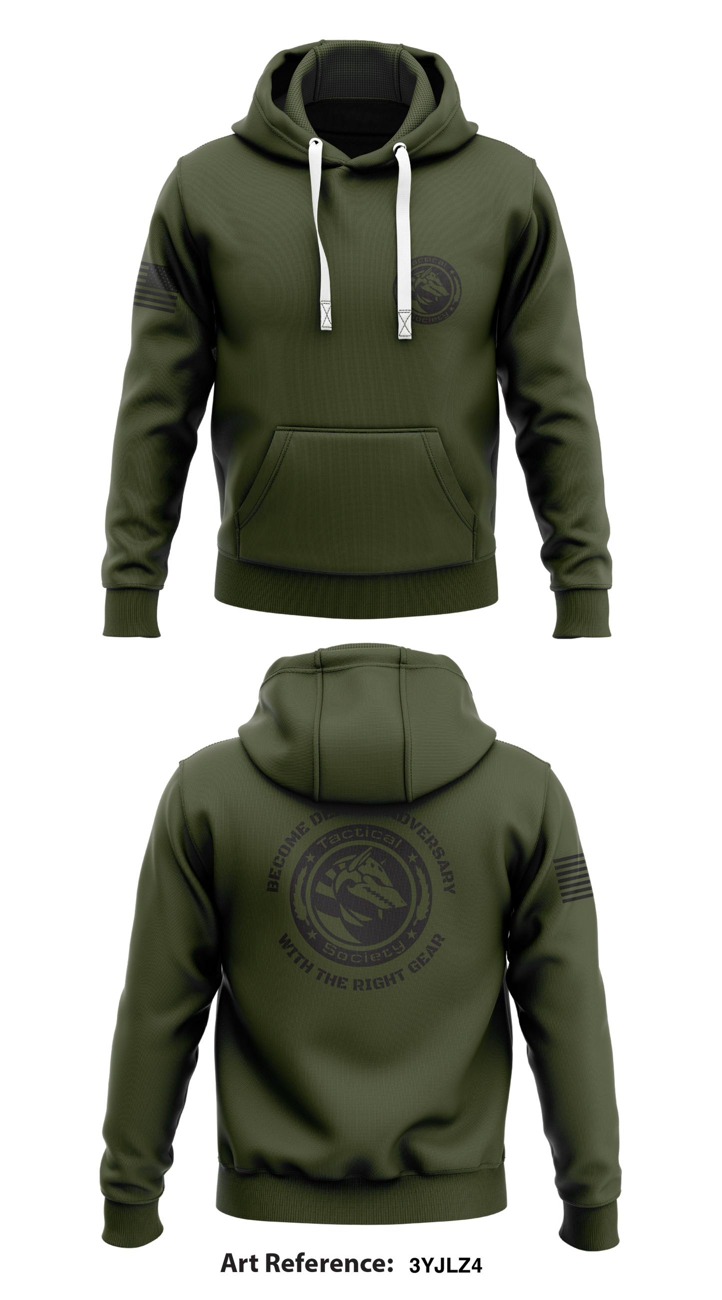 Tactical Society Core Men's Hooded Performance Sweatshirt - 3YjLZ4