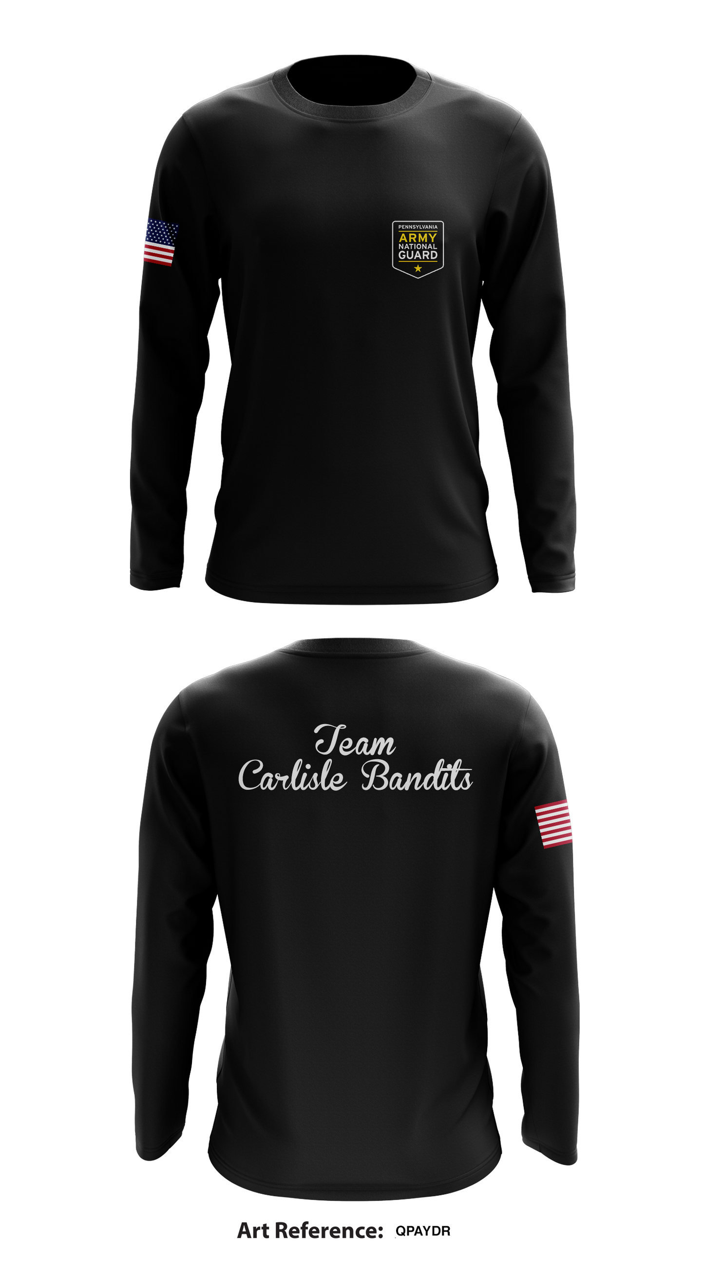 Team Carlisle Bandits Store 1 Core Men's LS Performance Tee - qpAyDR