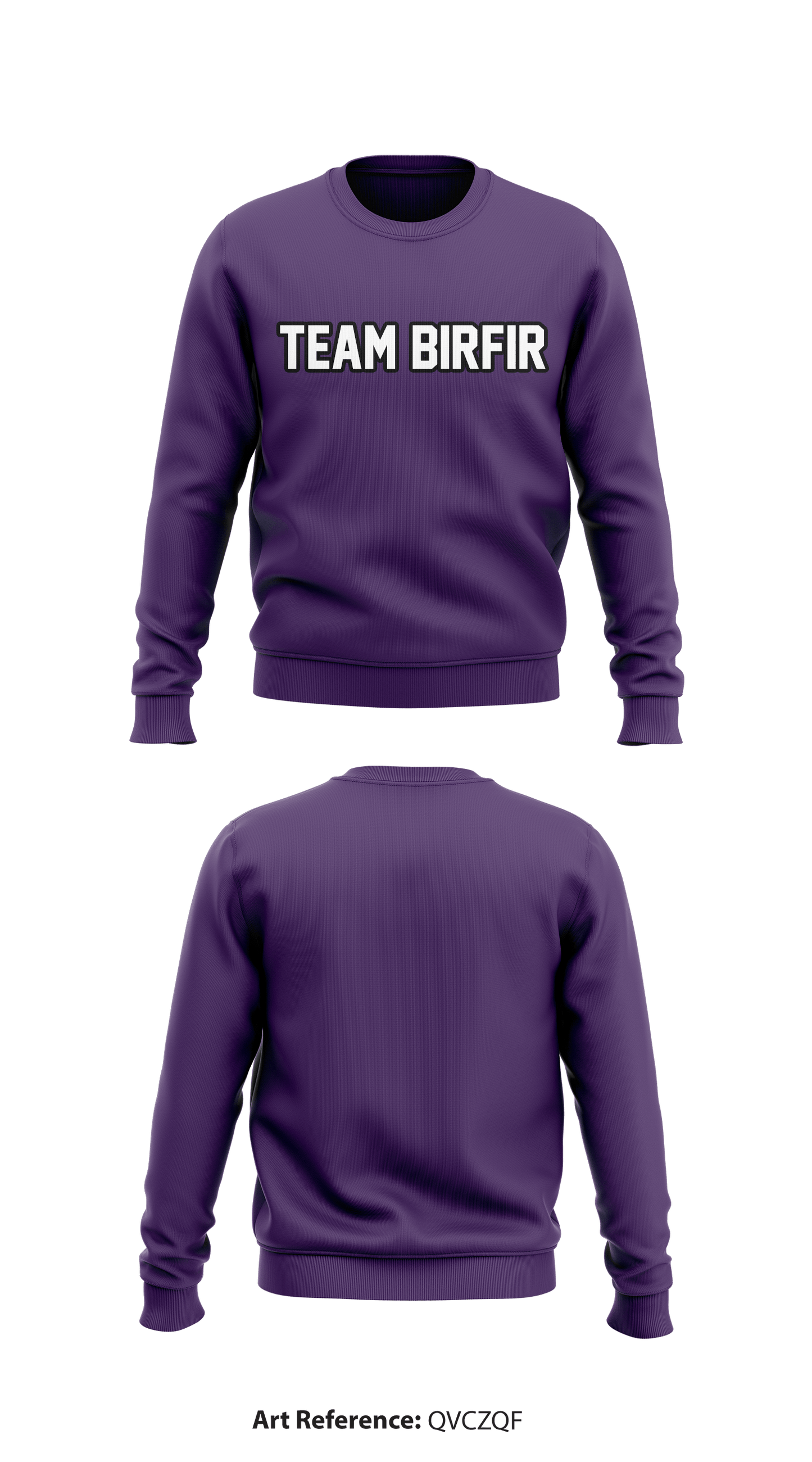 Team Birfir Store 1 Core Men's Crewneck Performance Sweatshirt - QVcZqf