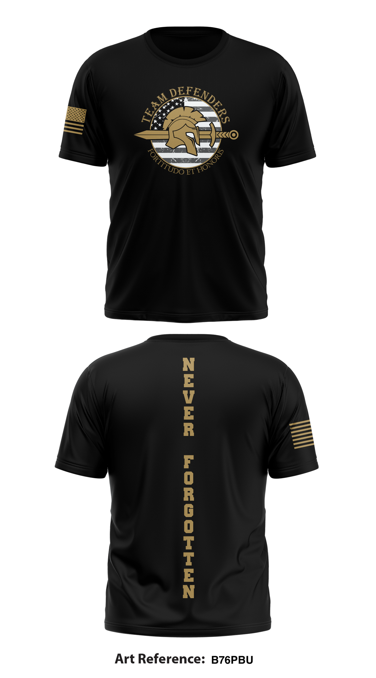 Team Defenders Core Men's SS Performance Tee - b76Pbu