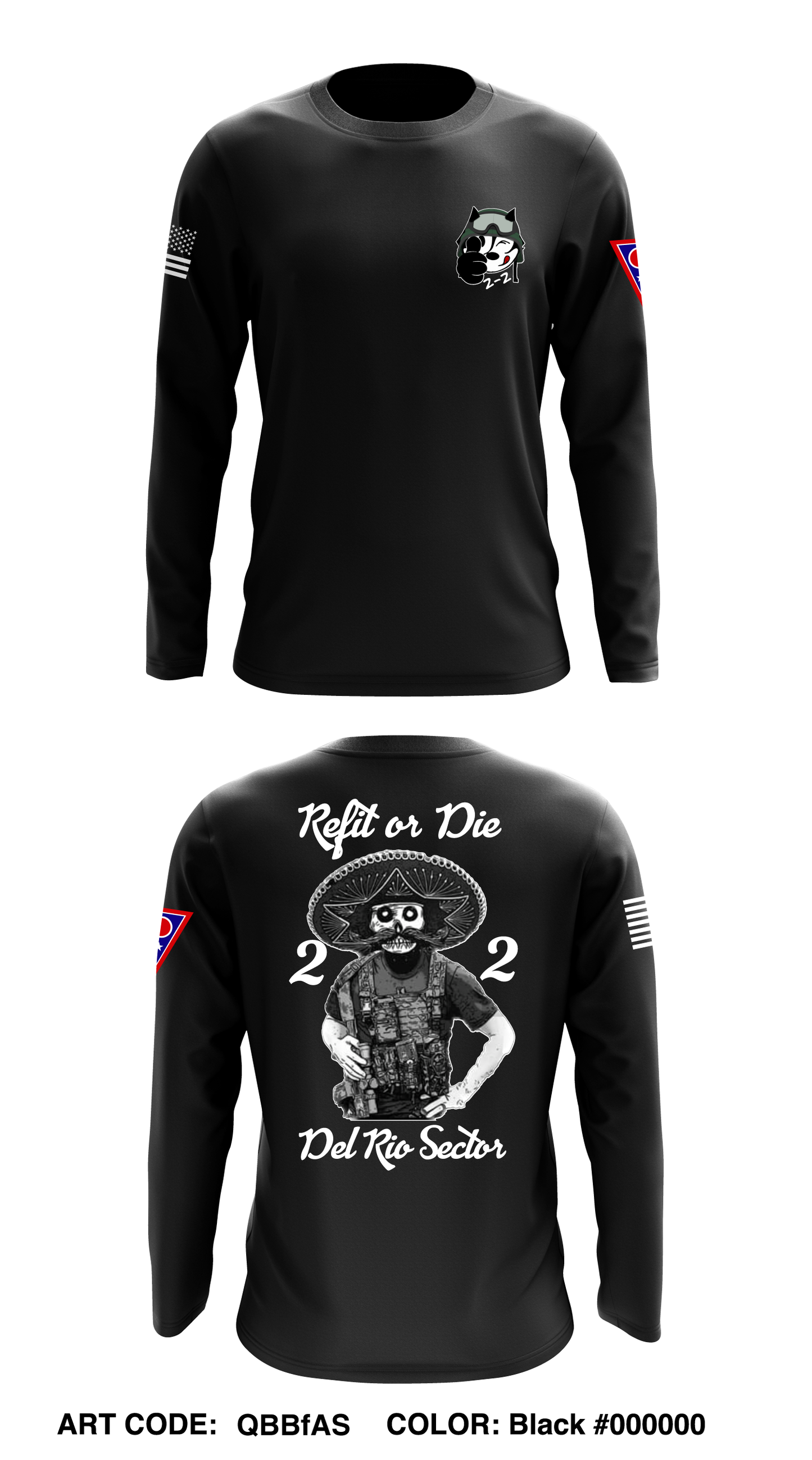 Tf East, 838th MP Co Core Men's LS Performance Tee - QBBfAS