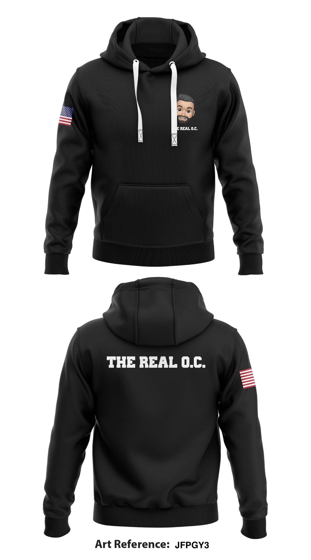 The Real O.C. Store 1 Core Men's Hooded Performance Sweatshirt - JfPGy3