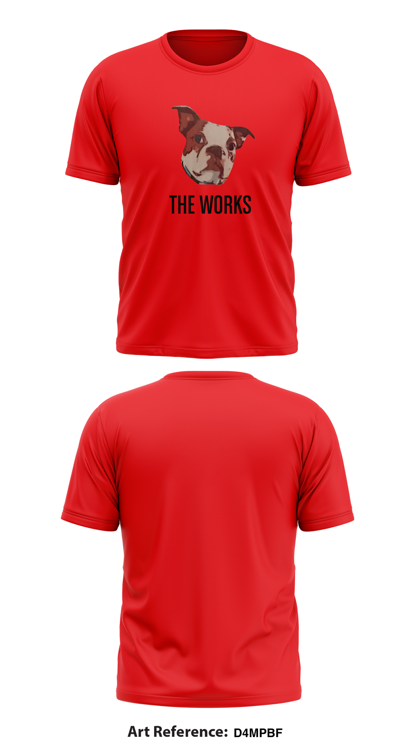 The Works Store 1 Core Men's SS Performance Tee - d4Mpbf