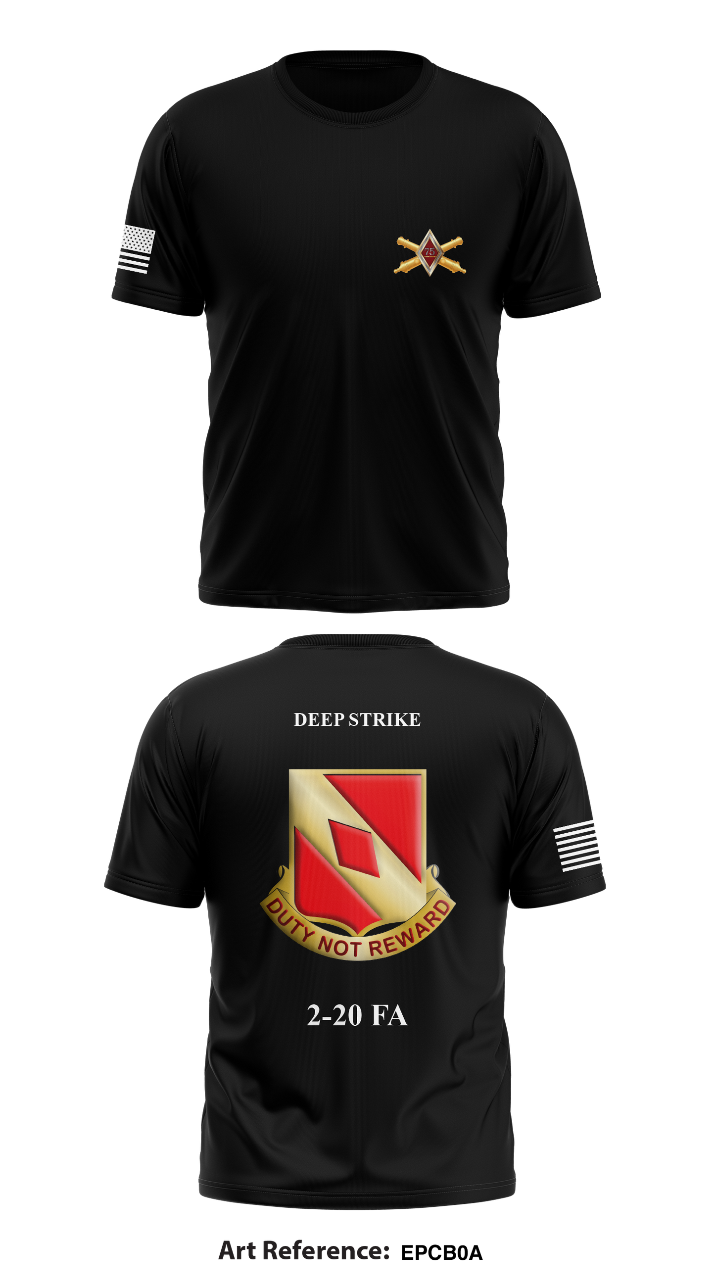 75th Field Artillery Brigade Store 1 Core Men's SS Performance Tee - ePcB0A