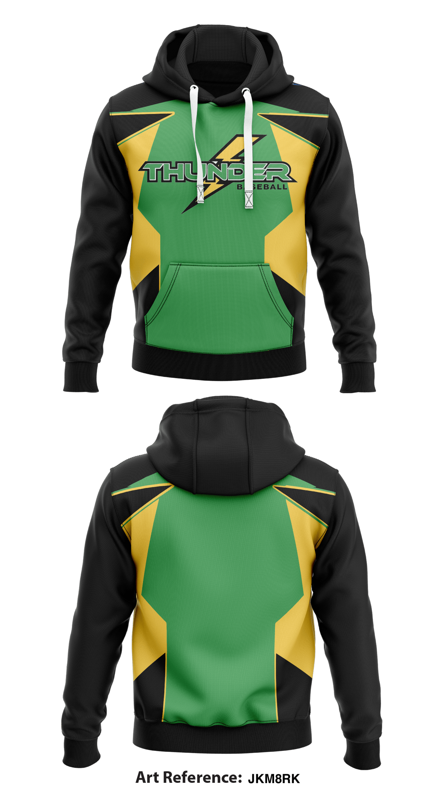 Thunder Baseball club Store 1 Core Men's Hooded Performance Sweatshirt - jkm8Rk