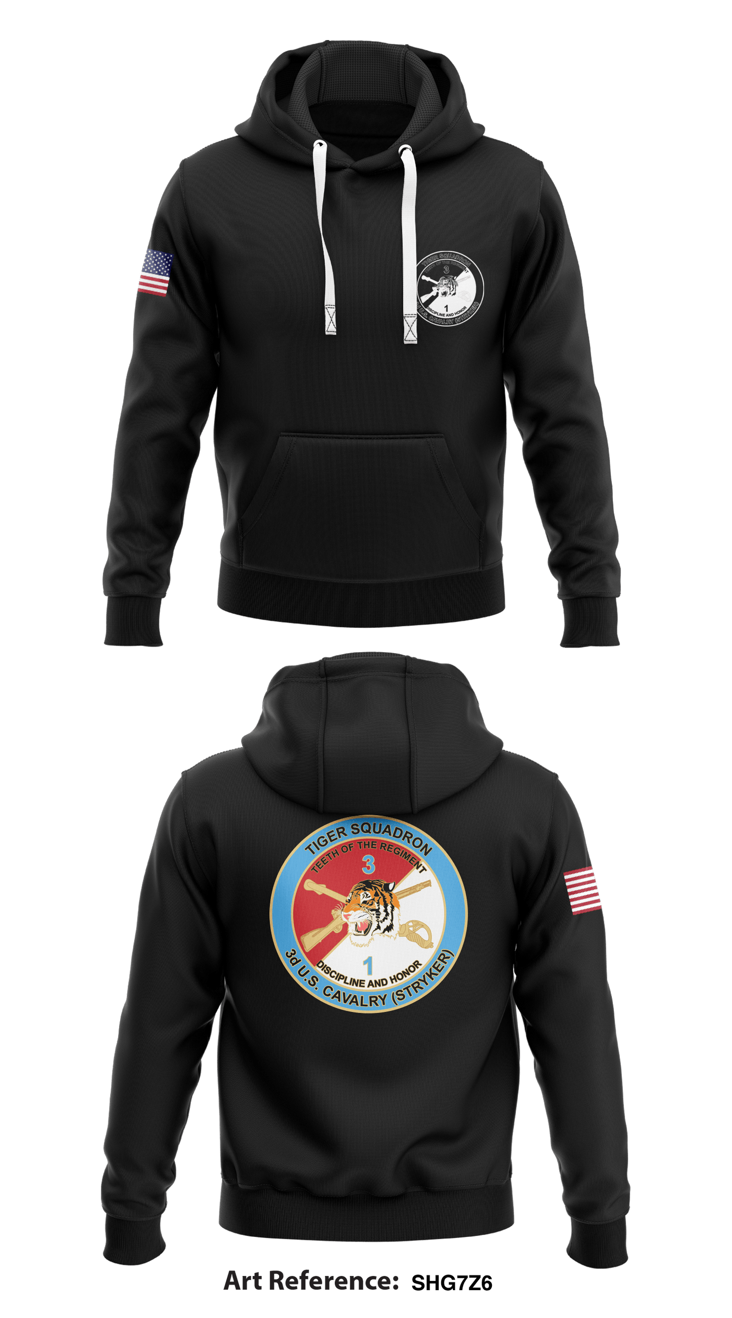 Tiger Squadron Store 1 Core Men's Hooded Performance Sweatshirt - sHG7z6