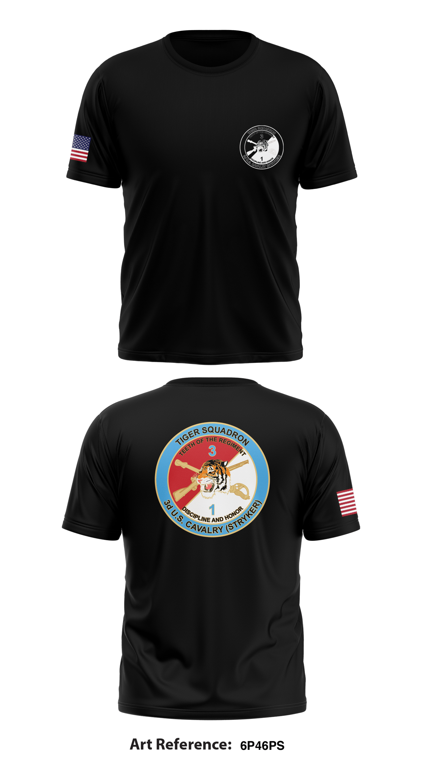 Tiger Squadron Store 1 Core Men's SS Performance Tee - 6p46PS