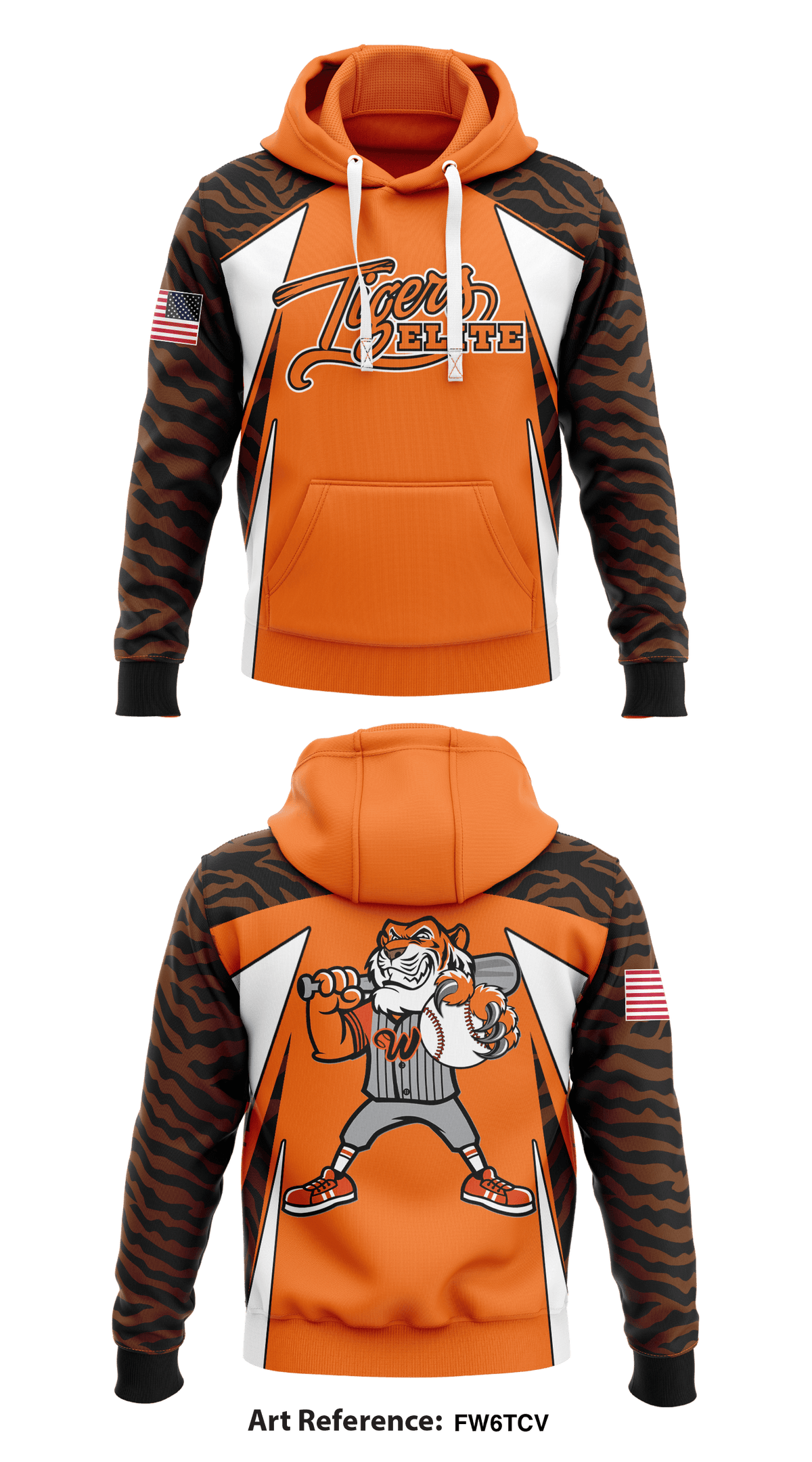 Tigers Elite1 Core Men's Hooded Performance Sweatshirt - fW6tcV