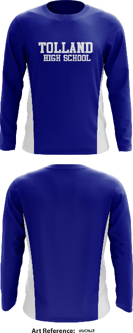 Tolland High School Store 1 Core Men's LS Performance Tee - UUCnJZ