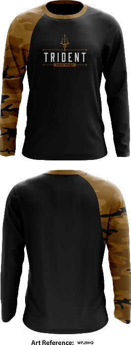 Trident Krav Maga Store 1 Core Men's LS Performance Tee - WFj9HQ