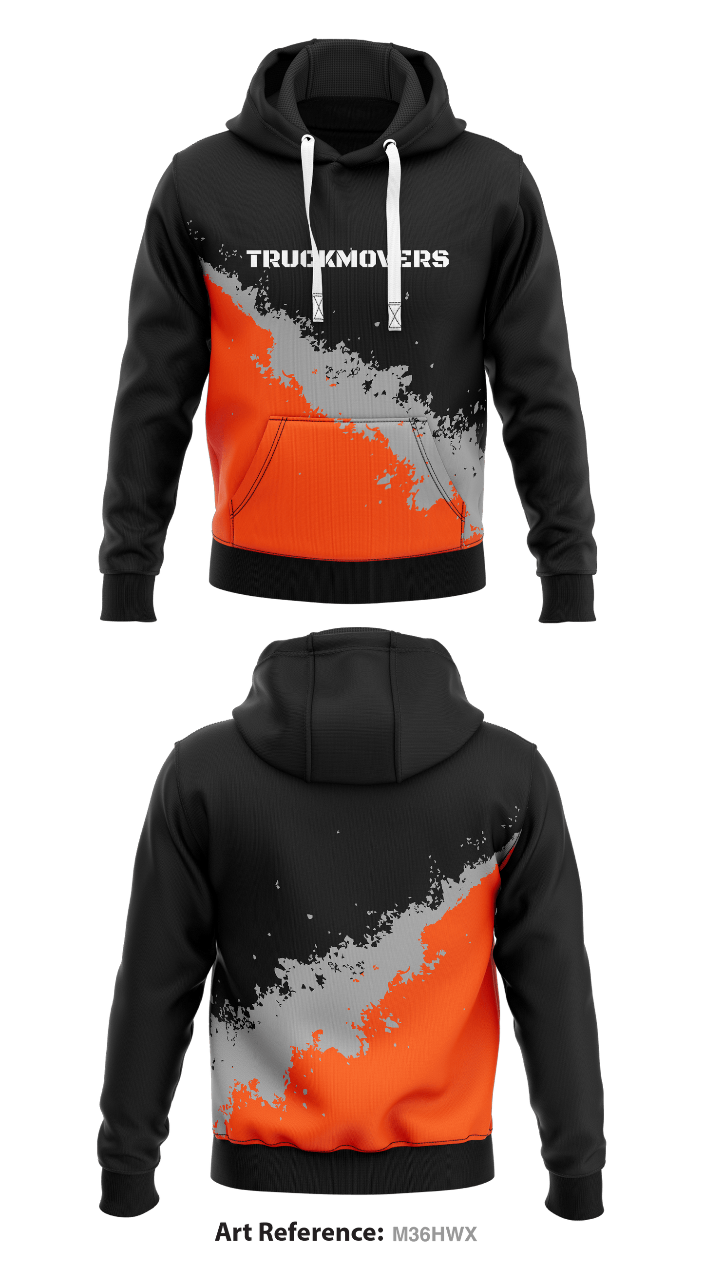 Truckmovers1 Core Men's Hooded Performance Sweatshirt - m36hwx