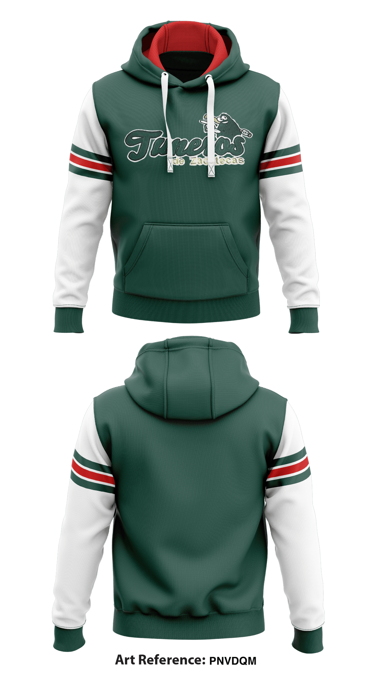 Tuneros de Zacatecas Core Men's Hooded Performance Sweatshirt - pNVDqm