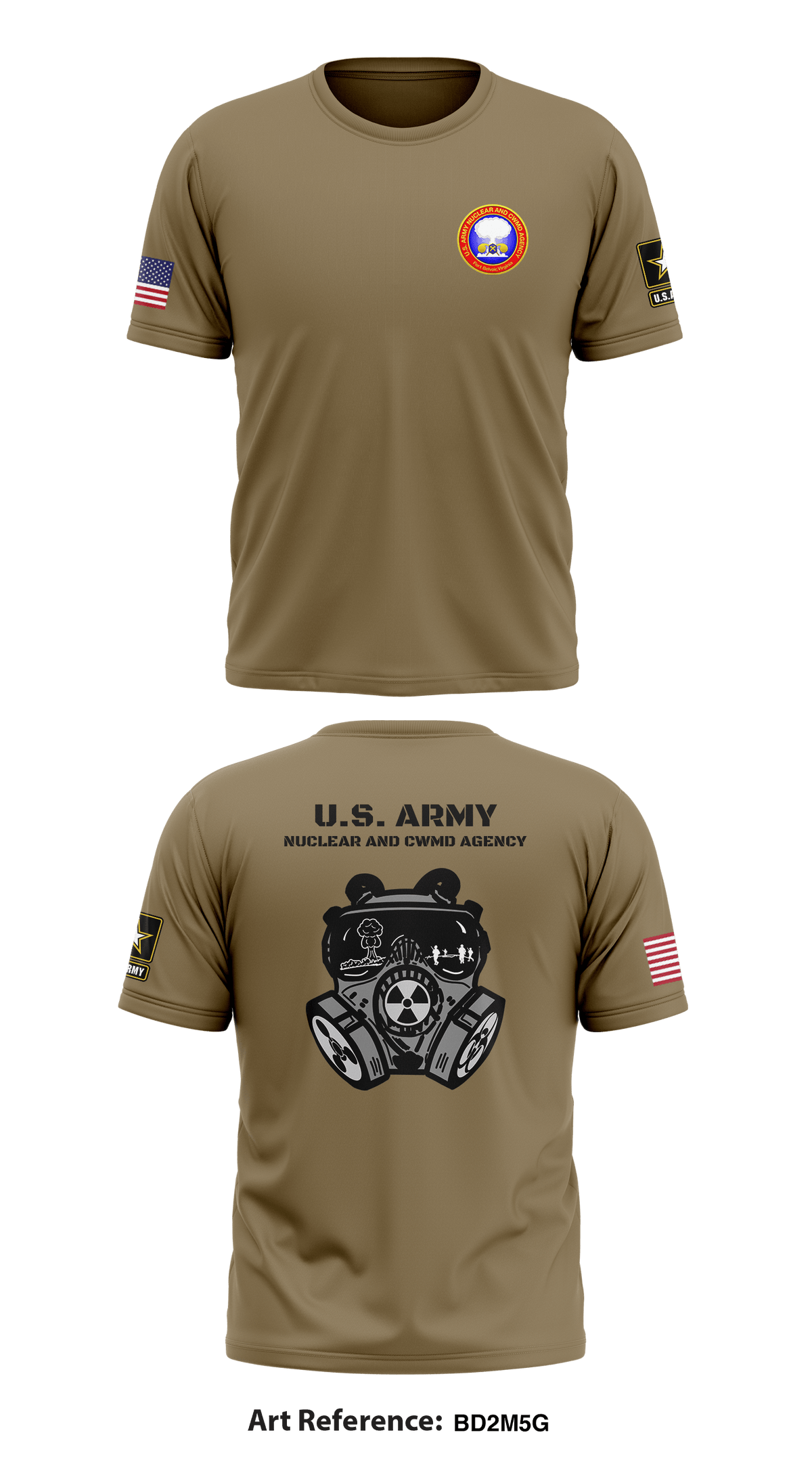 U.S. Army Nuclear and CWMD Agency Store 1 Core Men's SS Performance Tee - BD2M5G