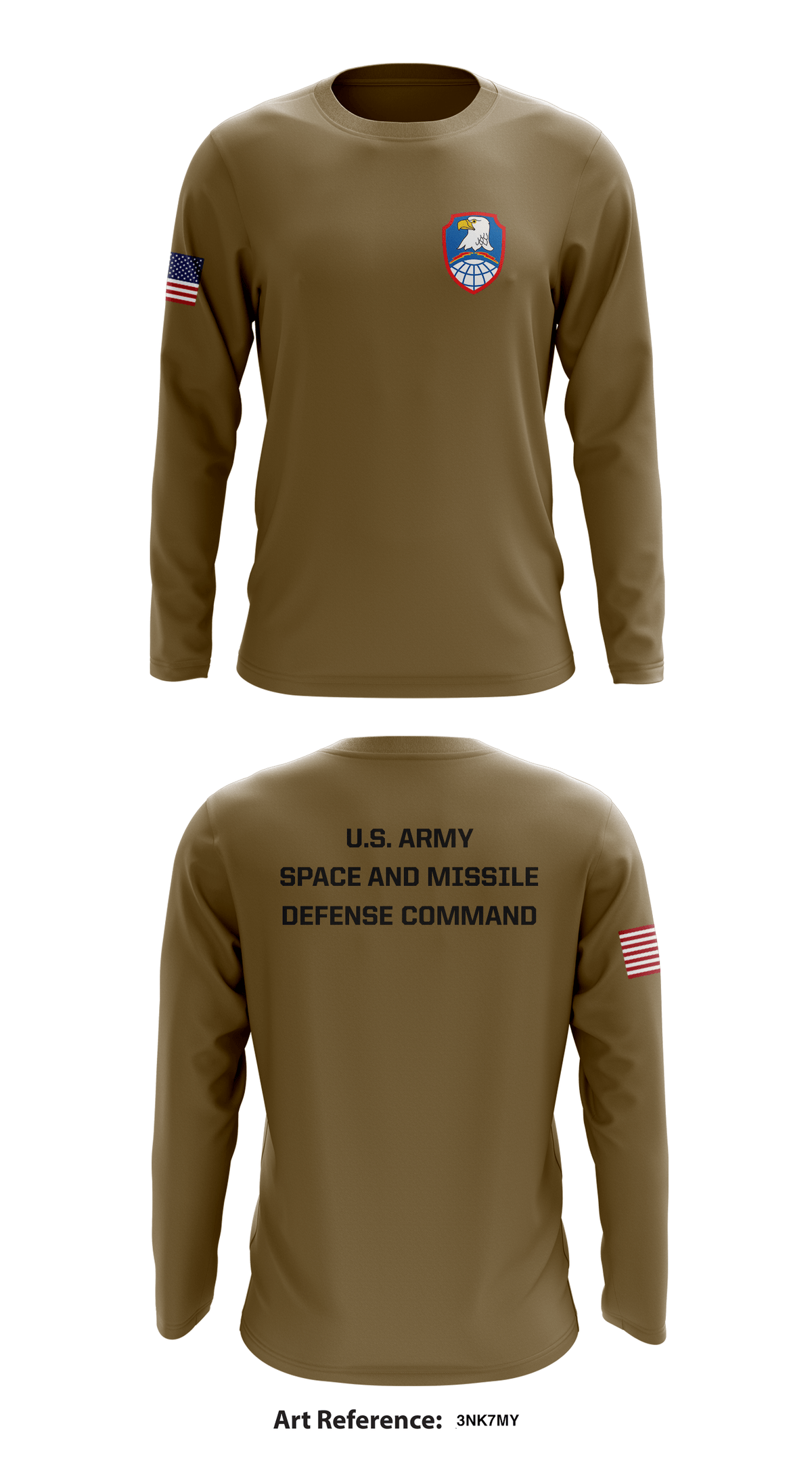 U.S. Army Space and Missile Defense Command Store 1 Core Men's LS Performance Tee - 3nK7mY