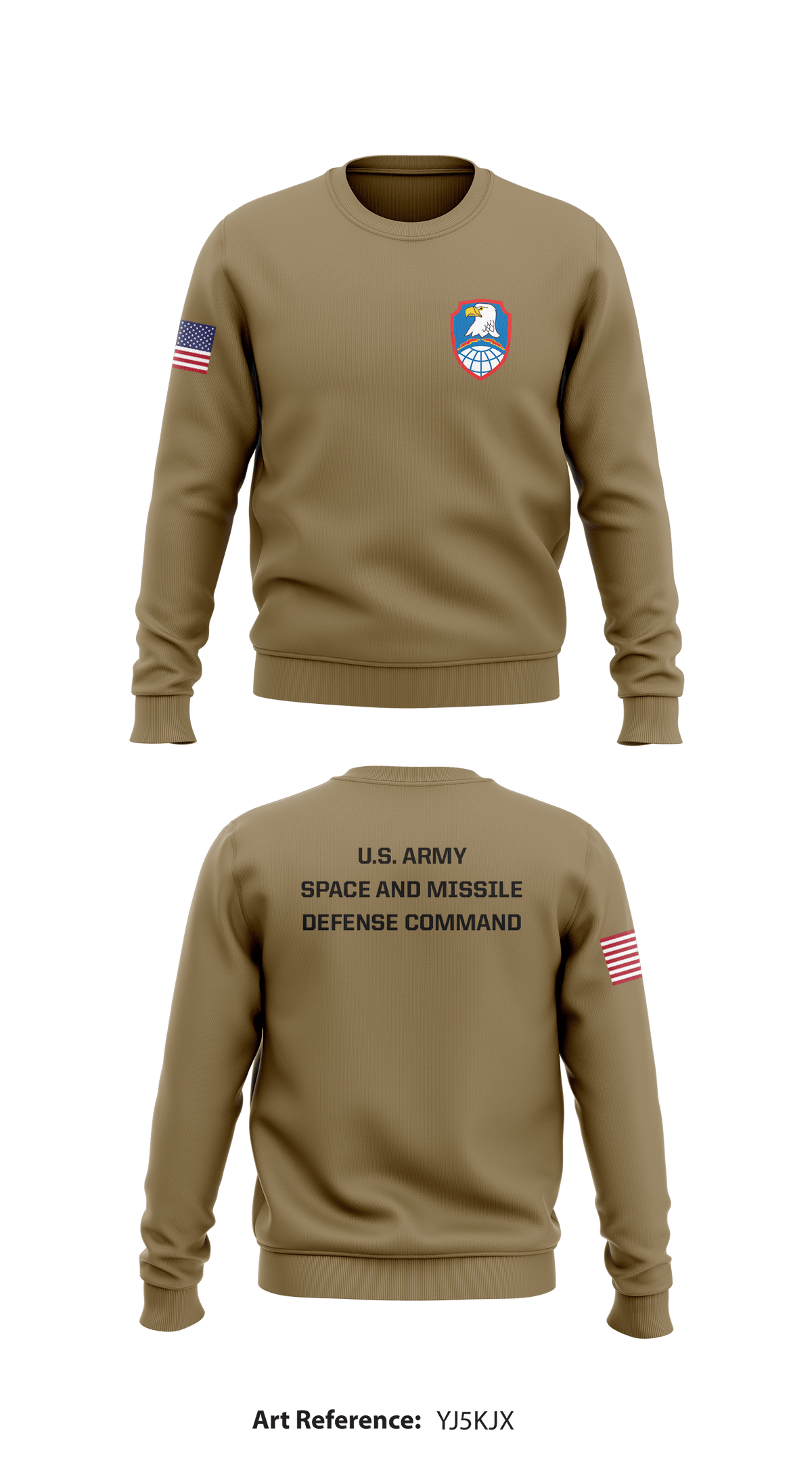 U.S. Army Space and Missile Defense Command Store 1 Core Men's Crewneck Performance Sweatshirt - yJ5KjX