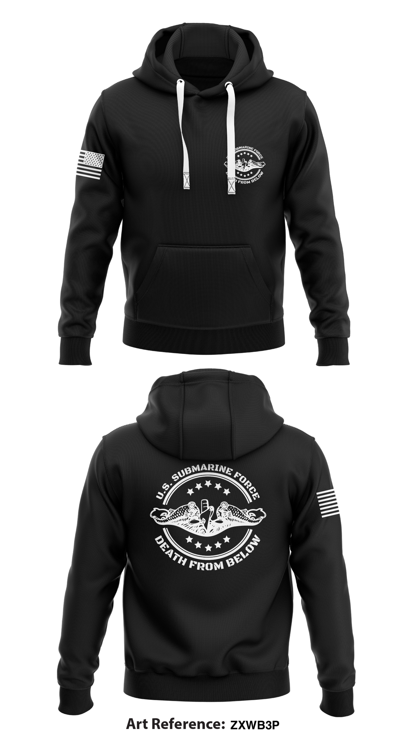 U.S. Submarine Service Store 1 Core Men's Hooded Performance Sweatshirt - ZxwB3p