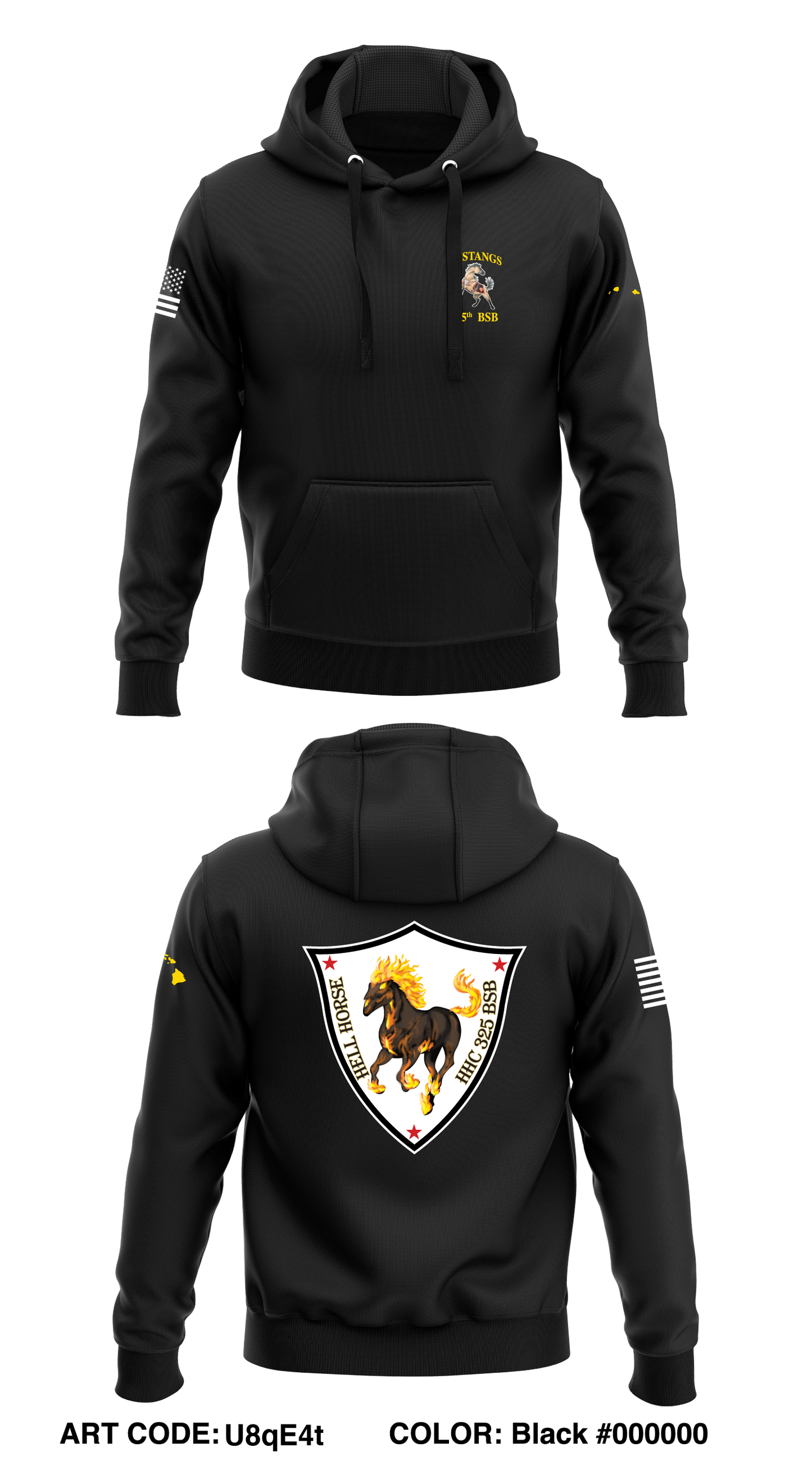 325 BSB Core Men's Hooded Performance Sweatshirt - U8qE4t