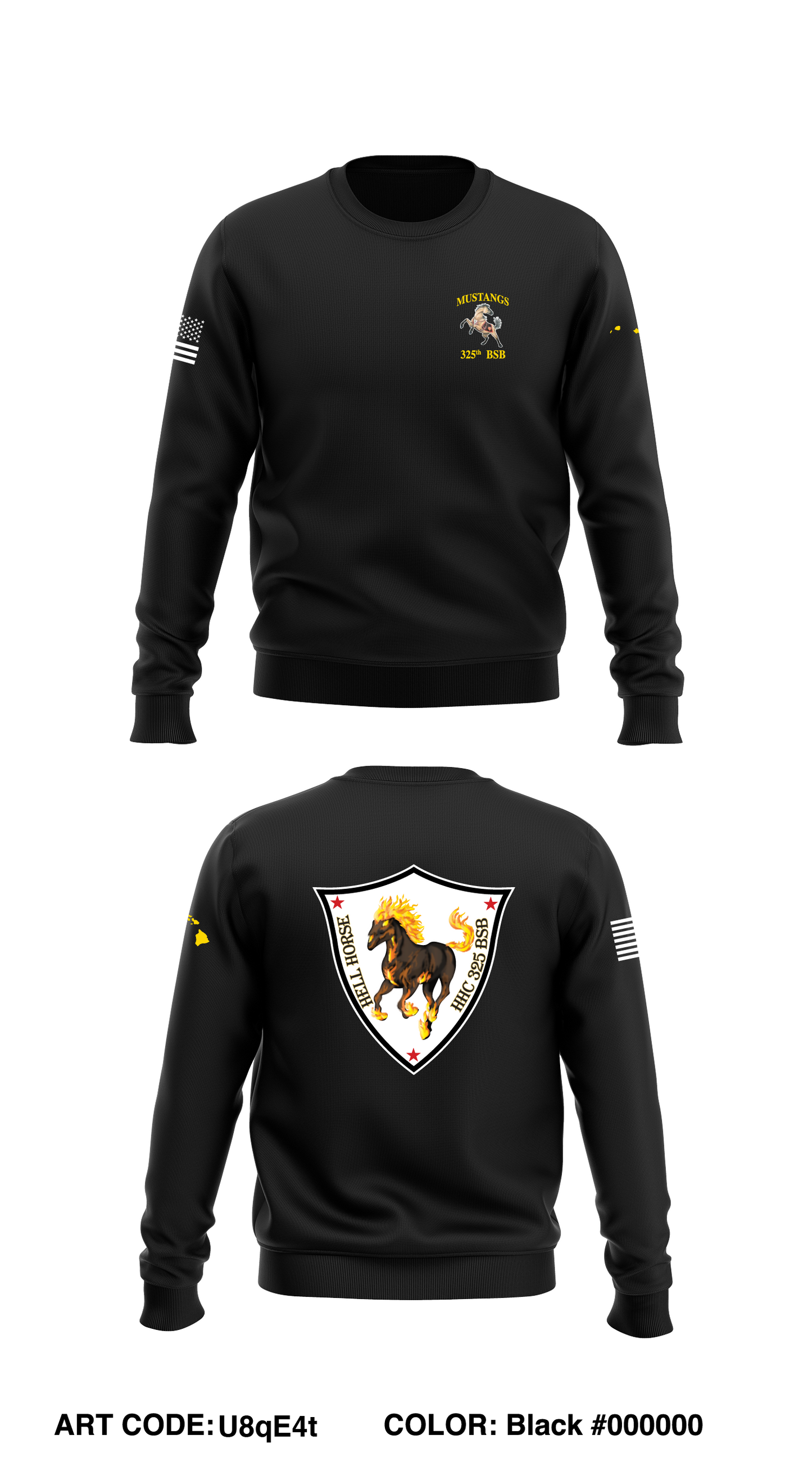 325 BSB Core Men's Crewneck Performance Sweatshirt - U8qE4t