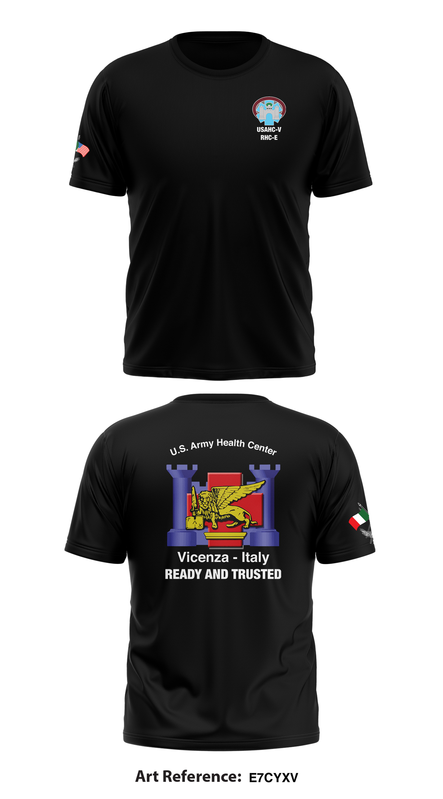 USAHC VICENZA Store 1 Core Men's SS Performance Tee - e7cyXv