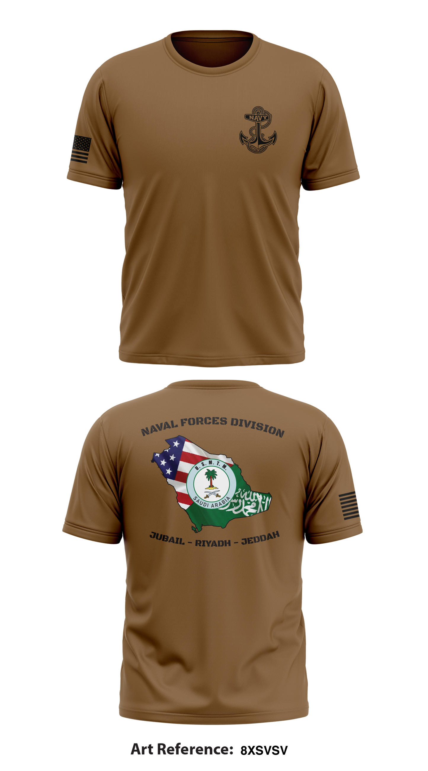 USMTM NFD Det Jubail Store 1 Core Men's SS Performance Tee - 8XSvsv